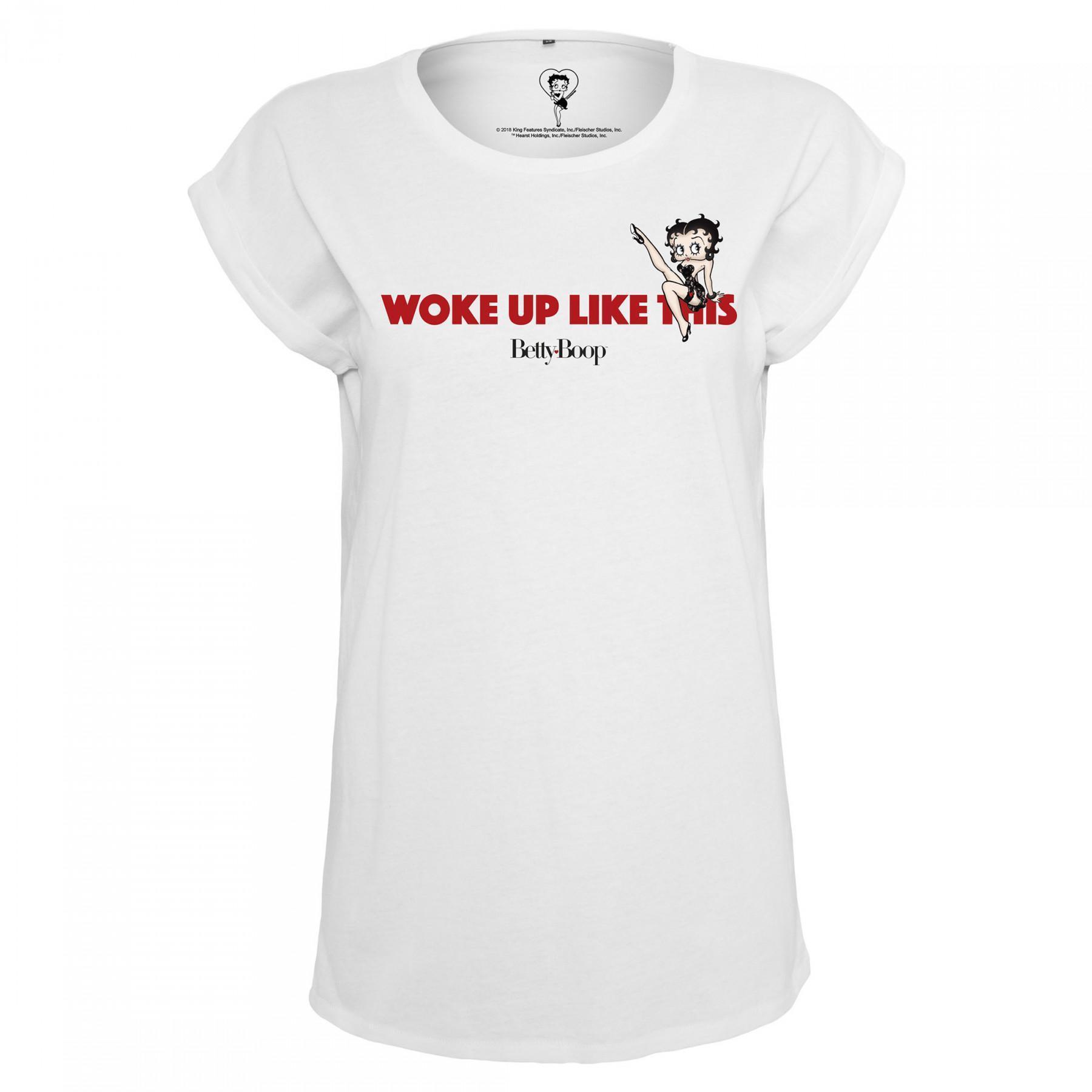 Woman's t-shirt Urban Classic betty boop woke up