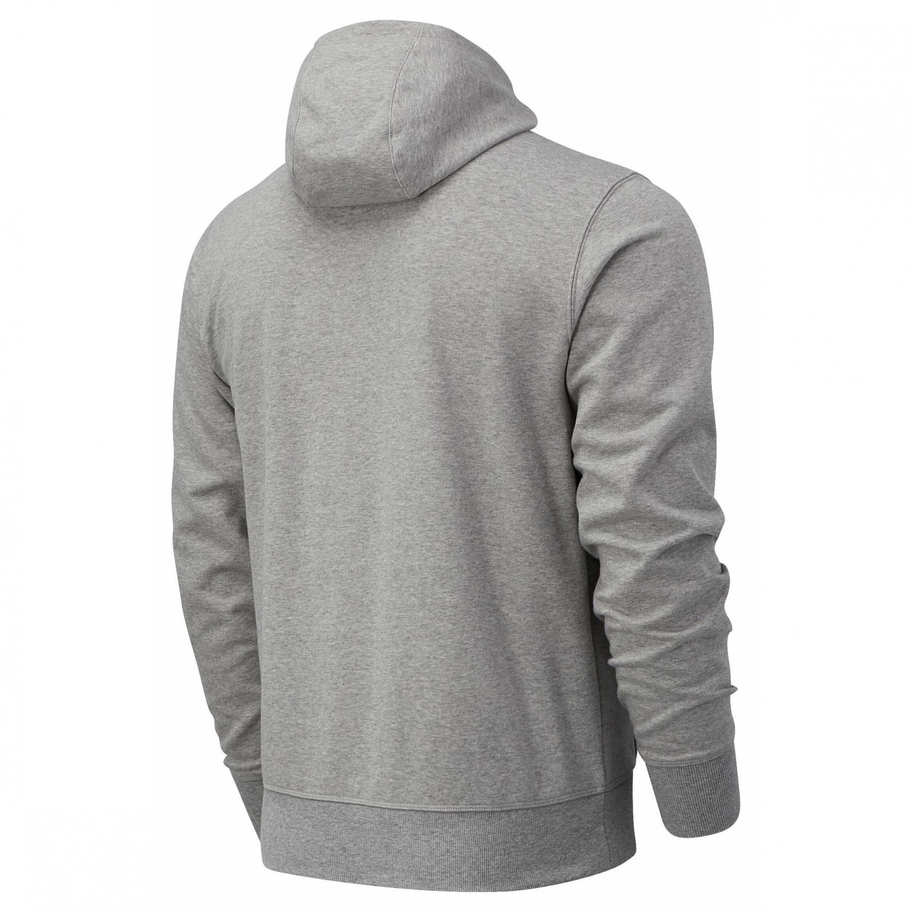 Full zip sweatshirt New Balance essentials stacked