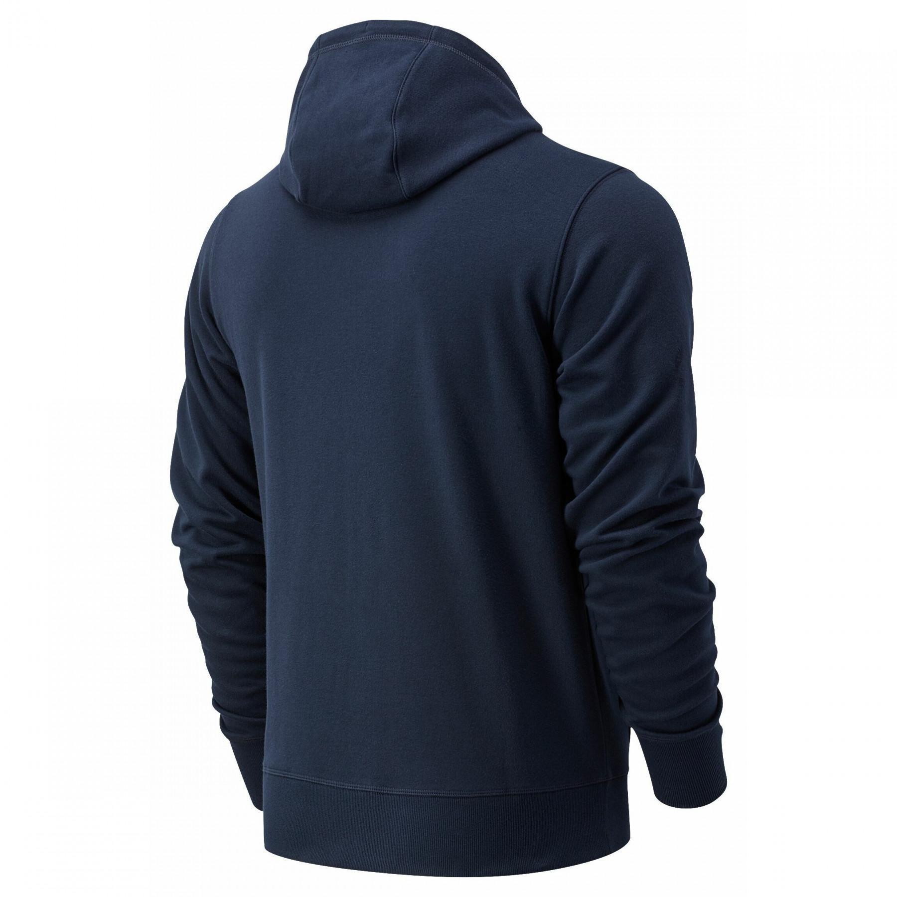 Full zip sweatshirt New Balance essentials stacked