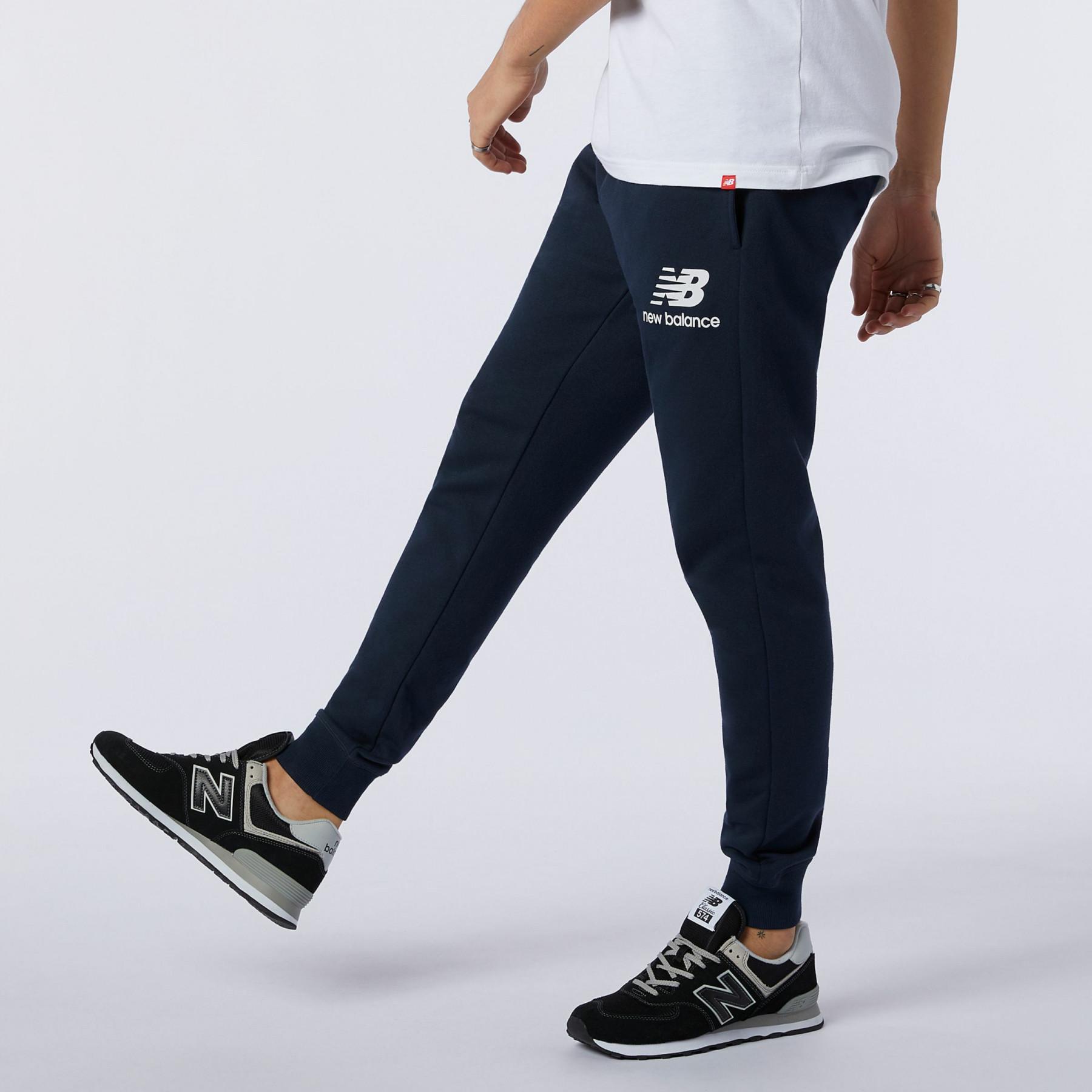 Slim-fit pants New Balance essential stack logo
