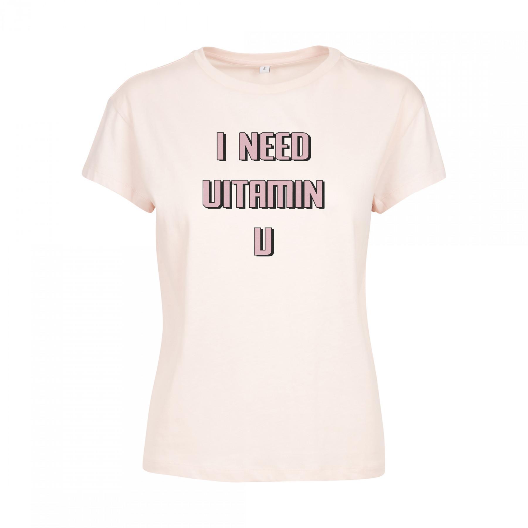 Women's T-shirt Mister Tee vitamin u box