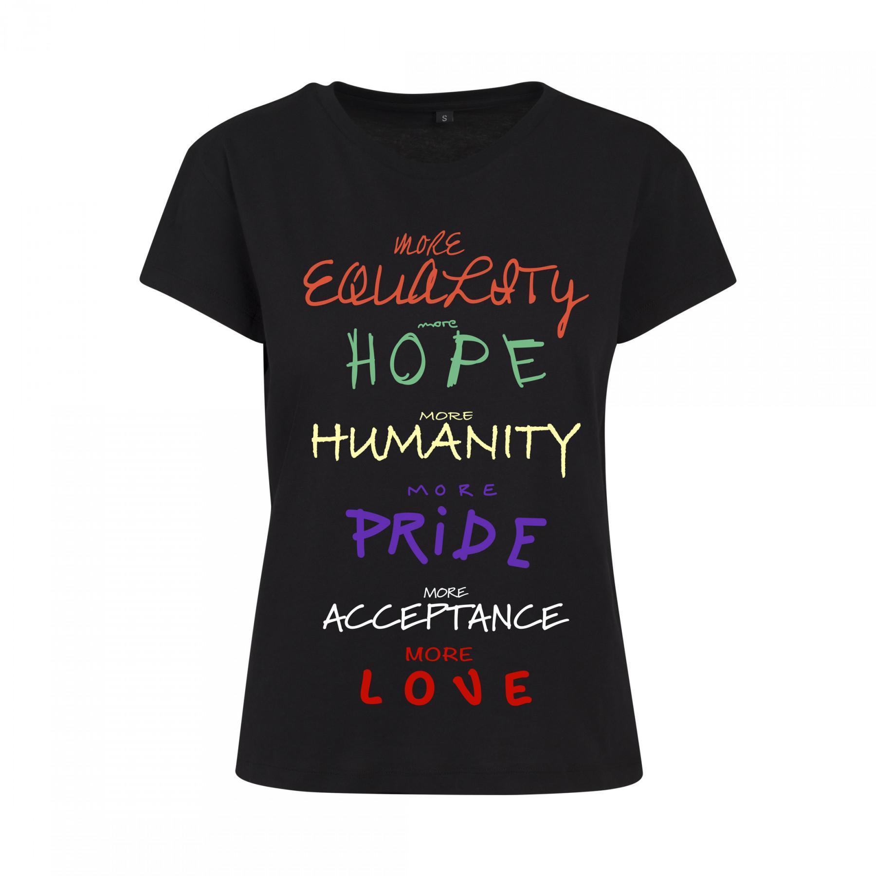 Women's T-shirt Mister Tee femme more equality