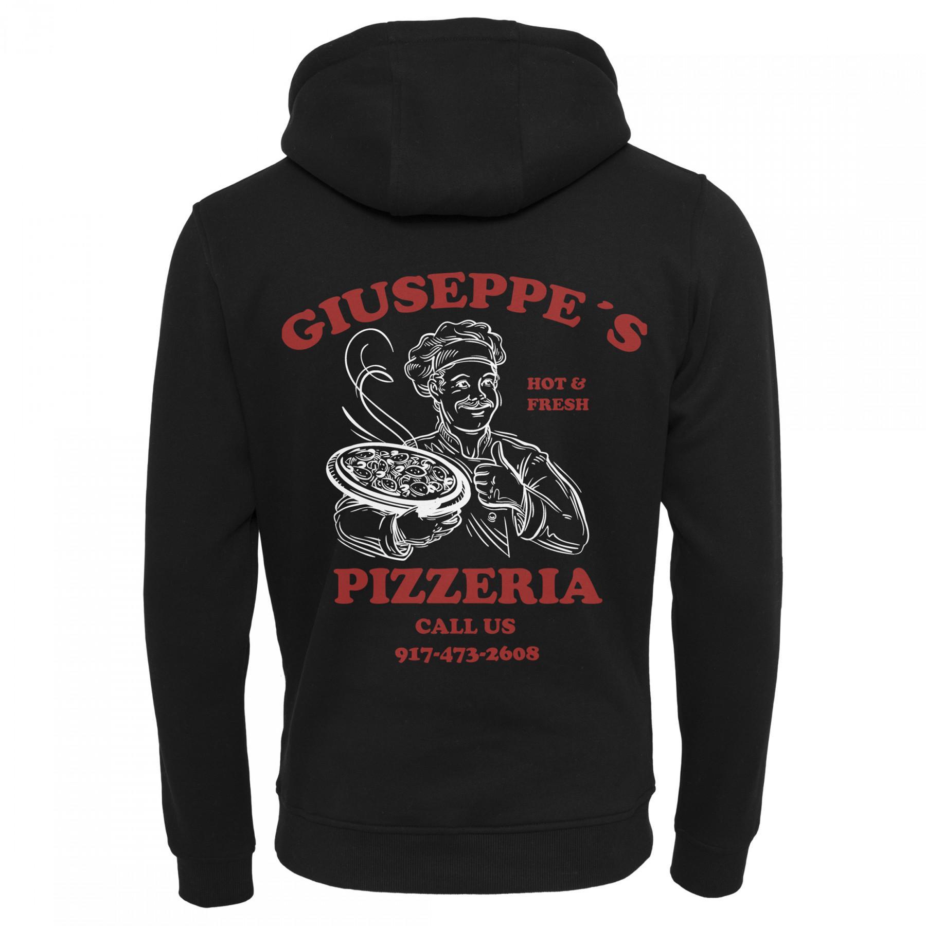 Hooded sweatshirt Mister Tee Giuseppe's Pizzeria