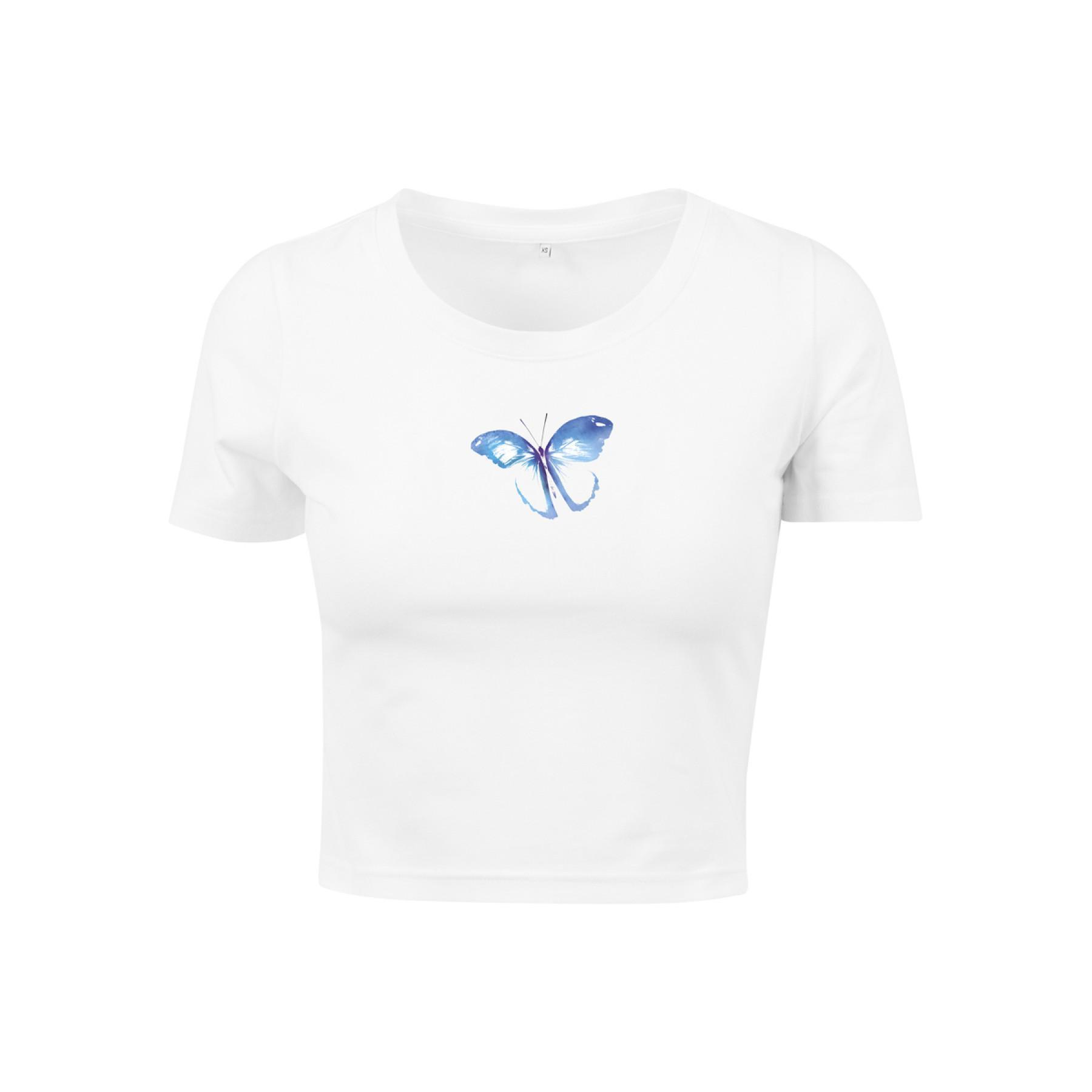 Women's T-shirt Mister Tee butterfly cropped