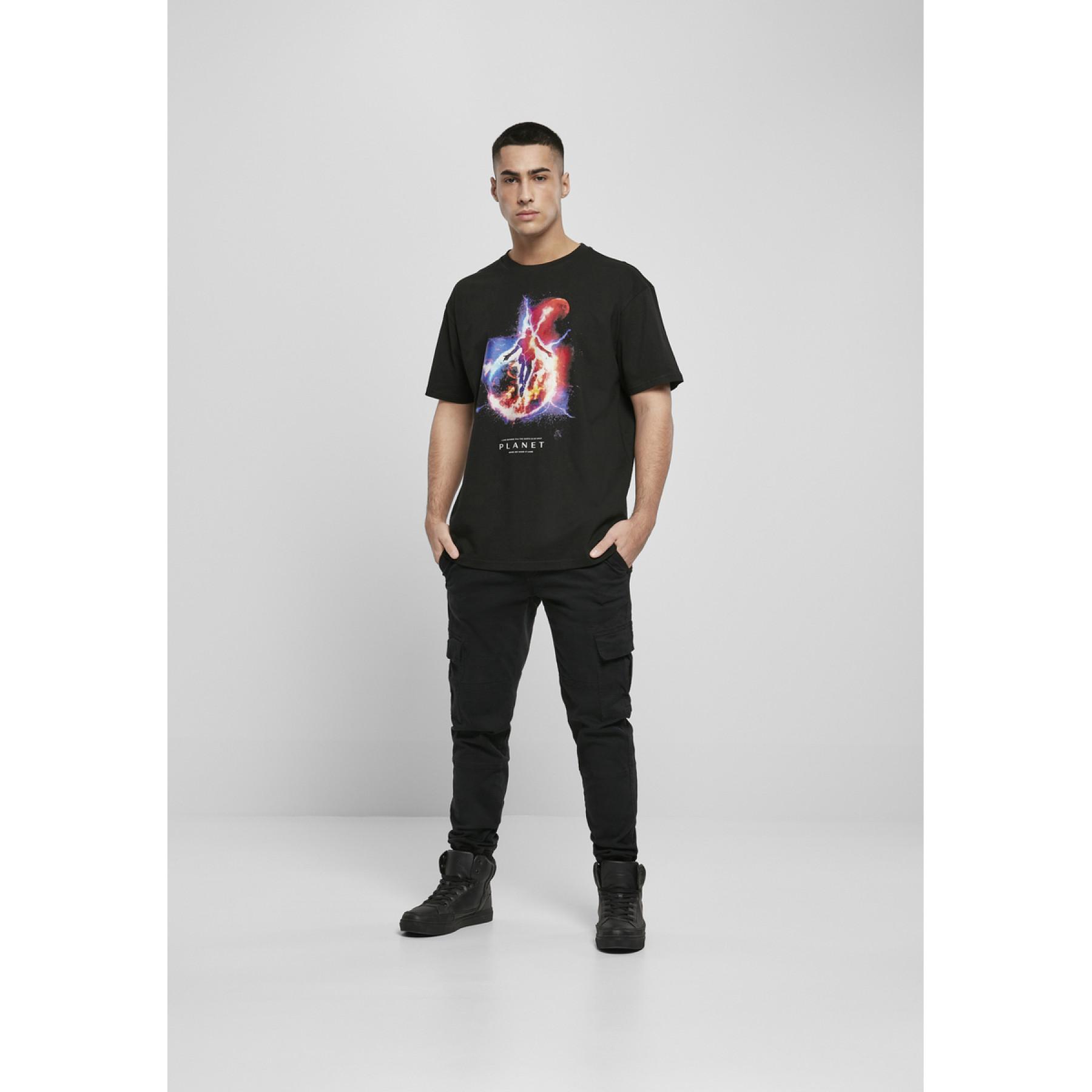 T-shirt Mister Tee Eat Lit Electric Planet oversize