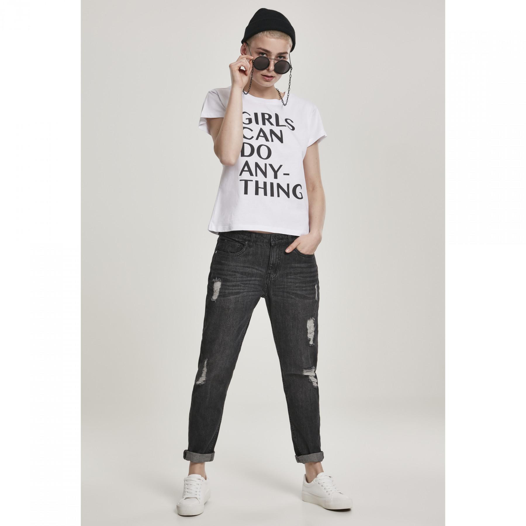 Women's T-shirt Mister Tee girl can do anything