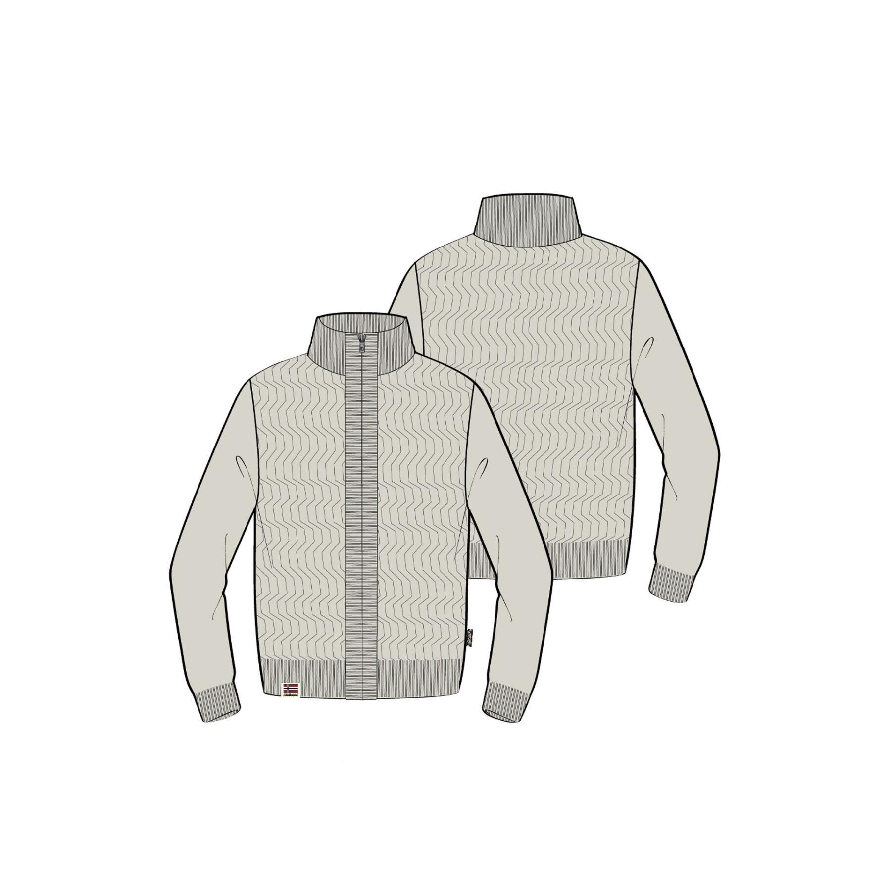 Sweater with zipper closure Napapijri Trondheim