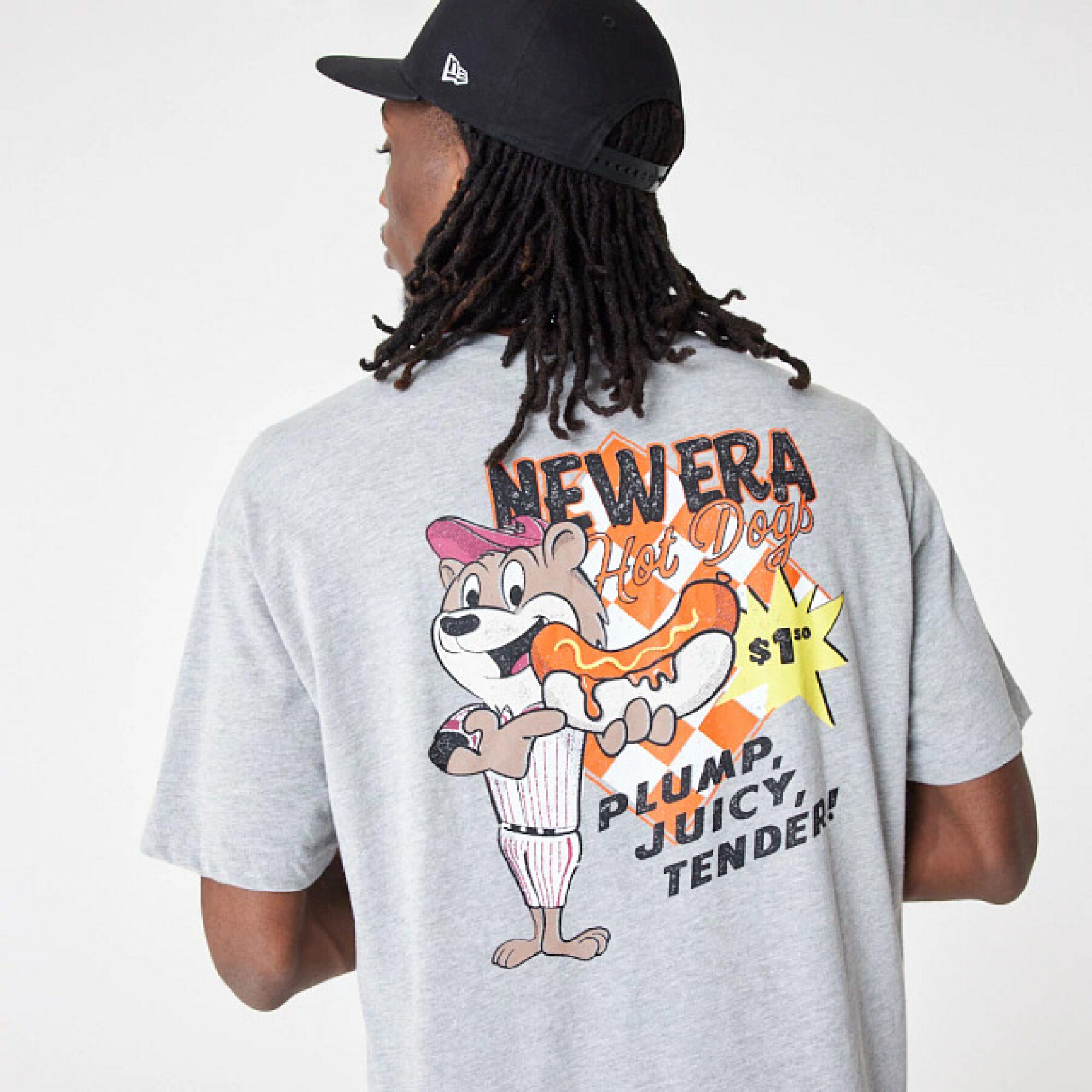 Oversized T-shirt New Era Hot Dog Bear