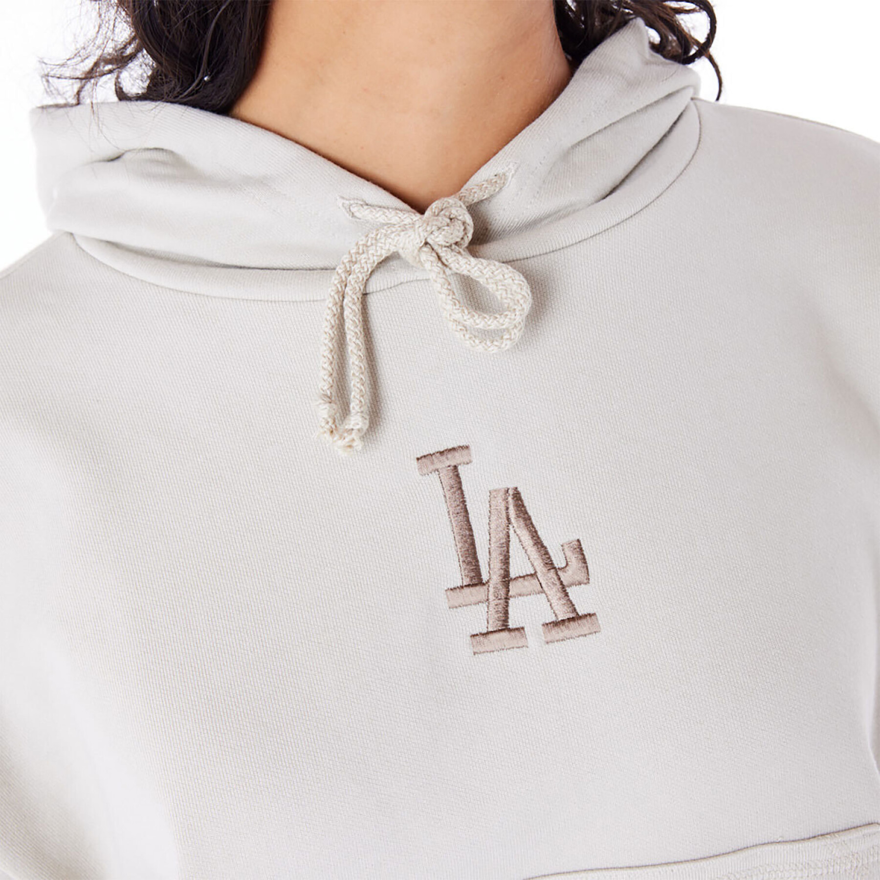 Women's crop hoodie Los Angeles Dodgers MLB