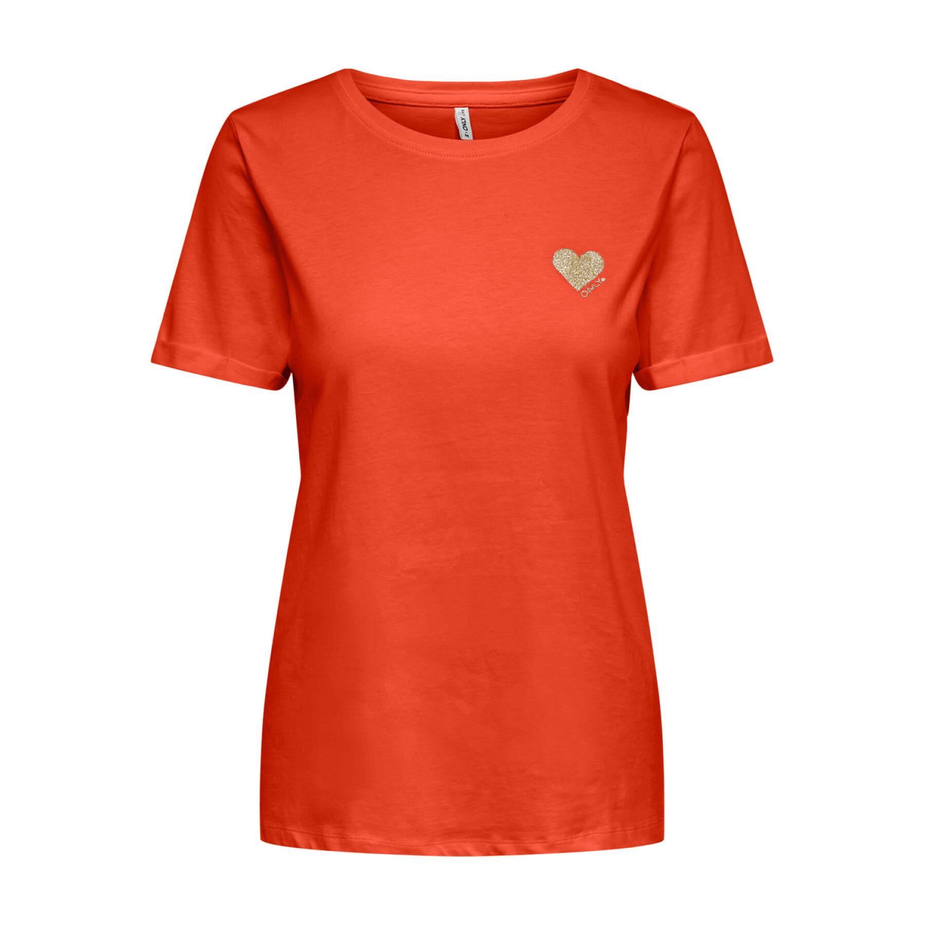 T-shirt with woman logo Only Kita