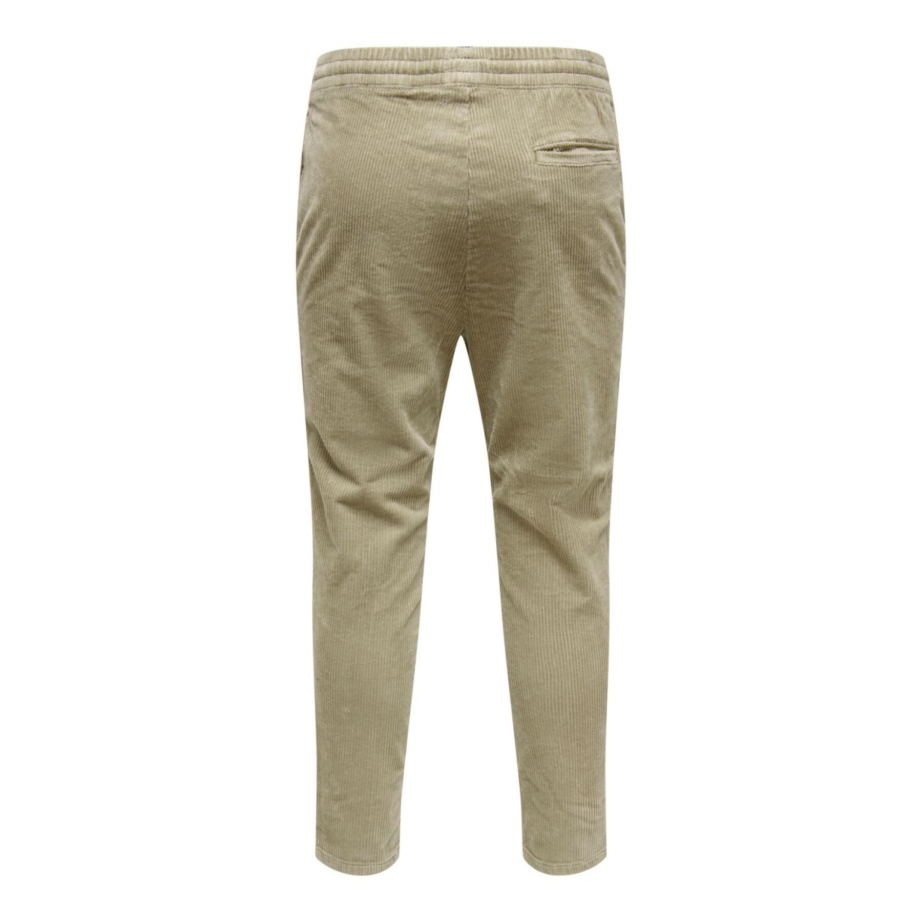 Pants Only & Sons Onslinus Cropped Cord 9912