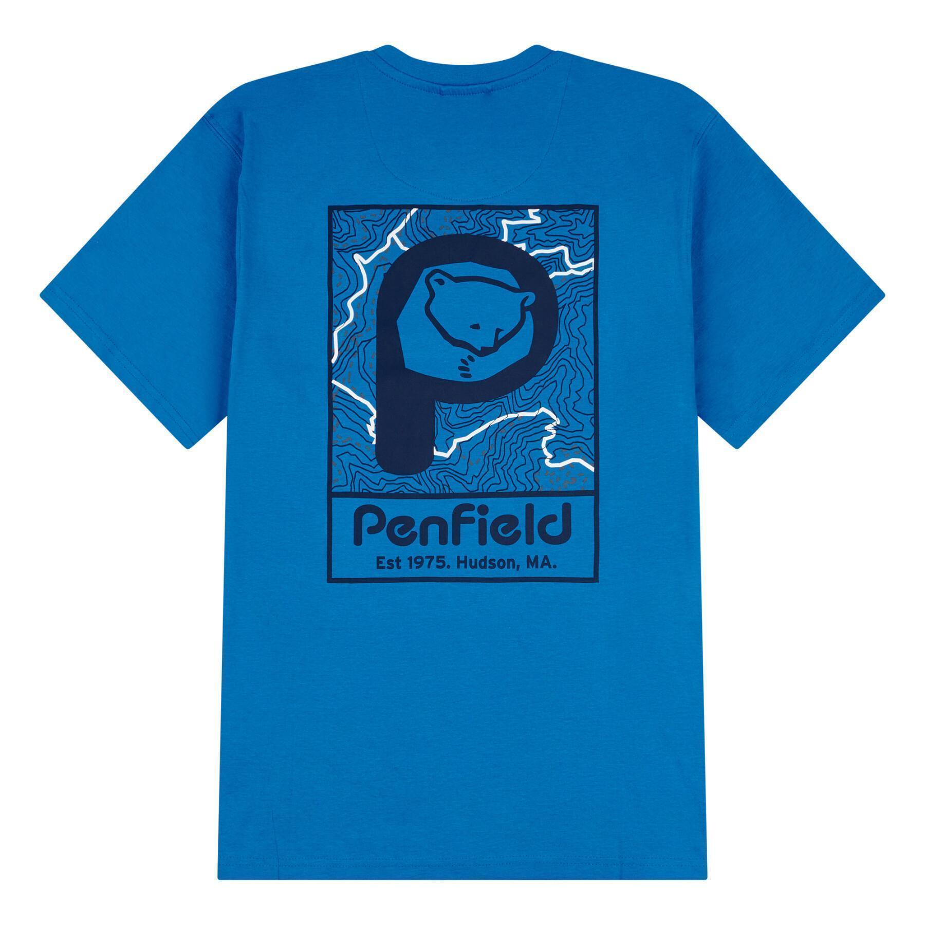 T-shirt Penfield P Bear Trail Graphic