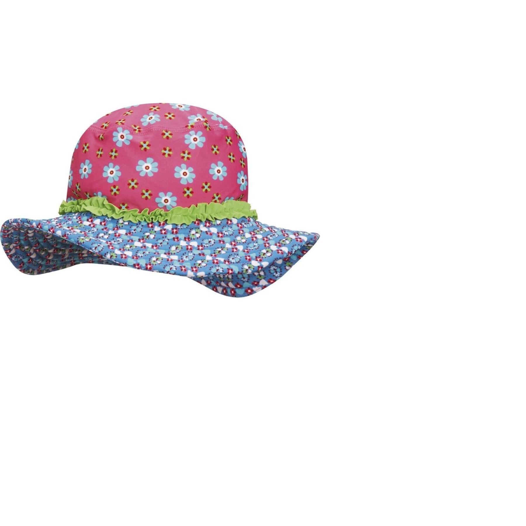 Bob with uv protection for girls Playshoes Flowers