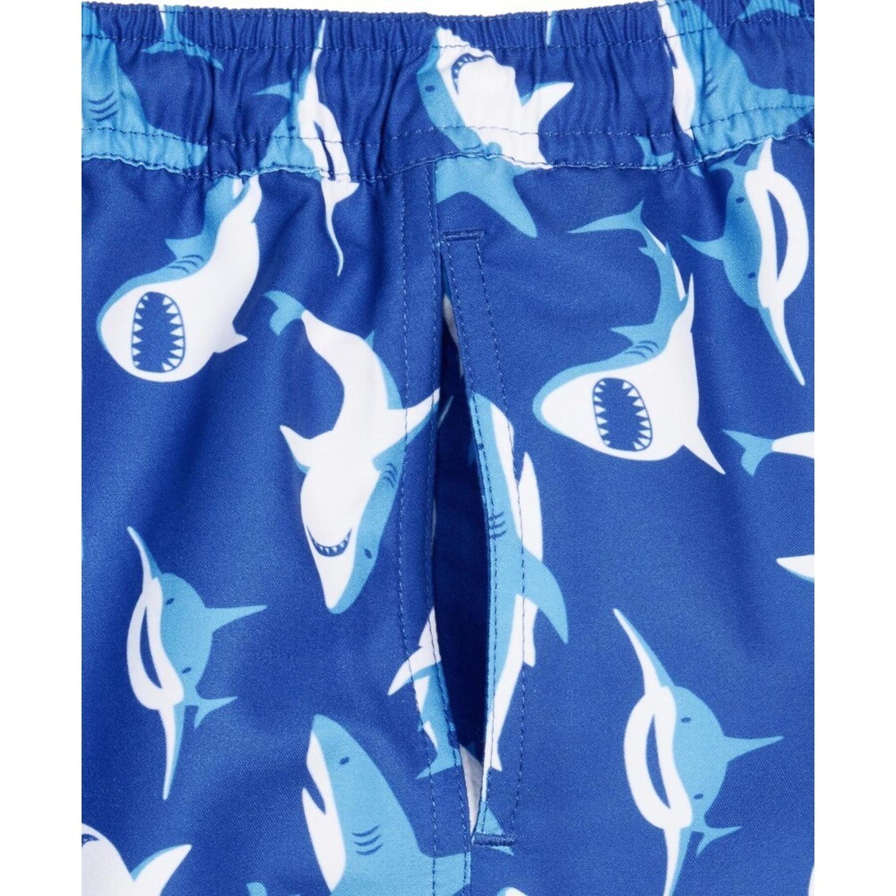 Large children's swim shorts Playshoes Sharks