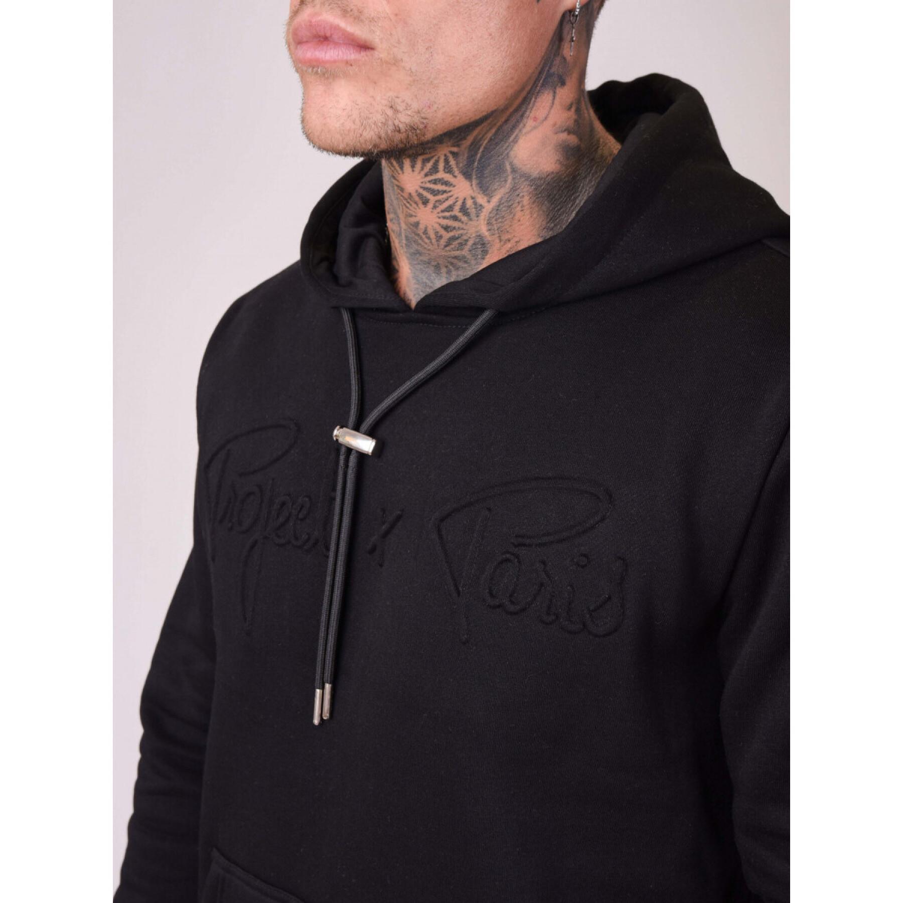 Sweatshirt hooded embossed logo Project X Paris