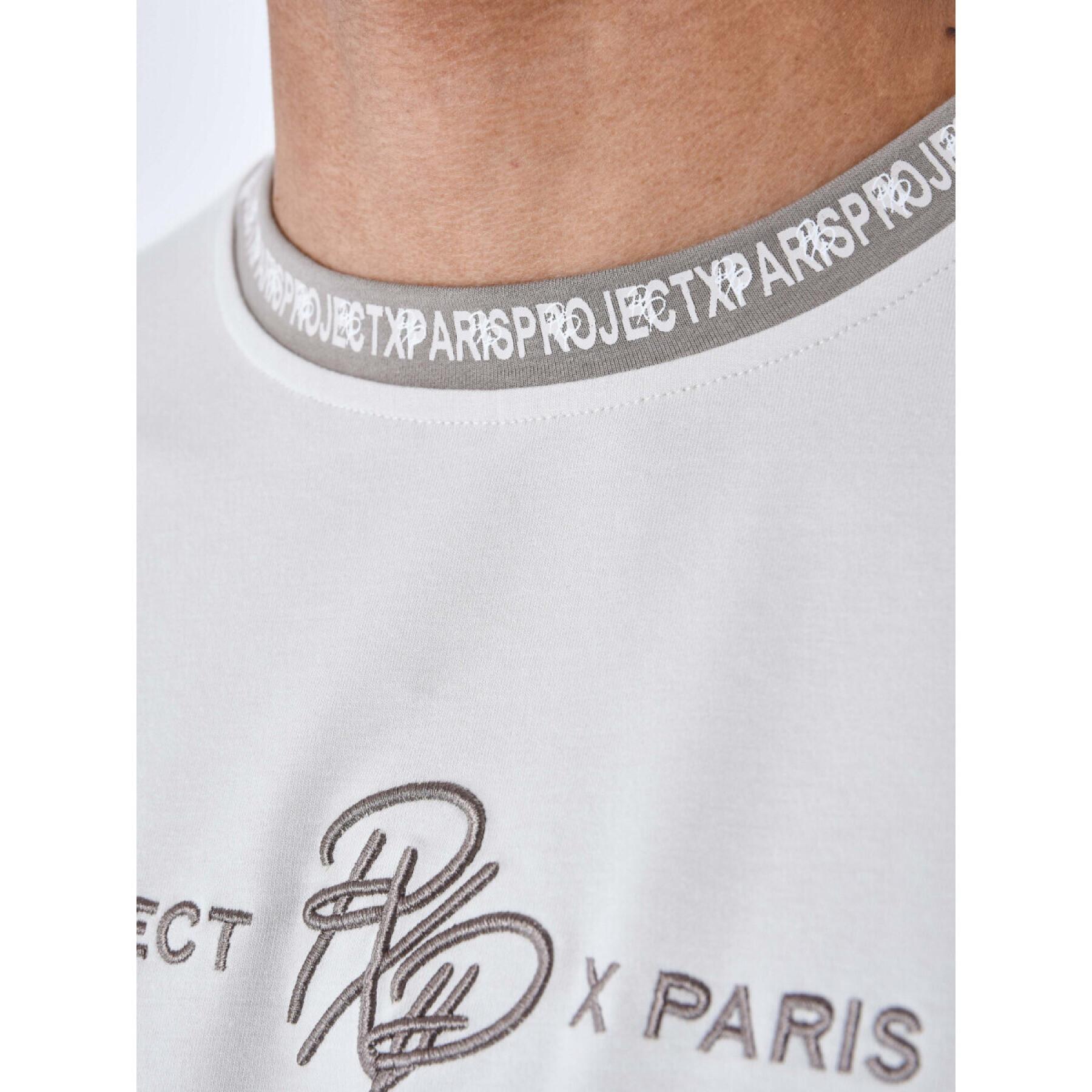 Plain t-shirt with logo band Project X Paris