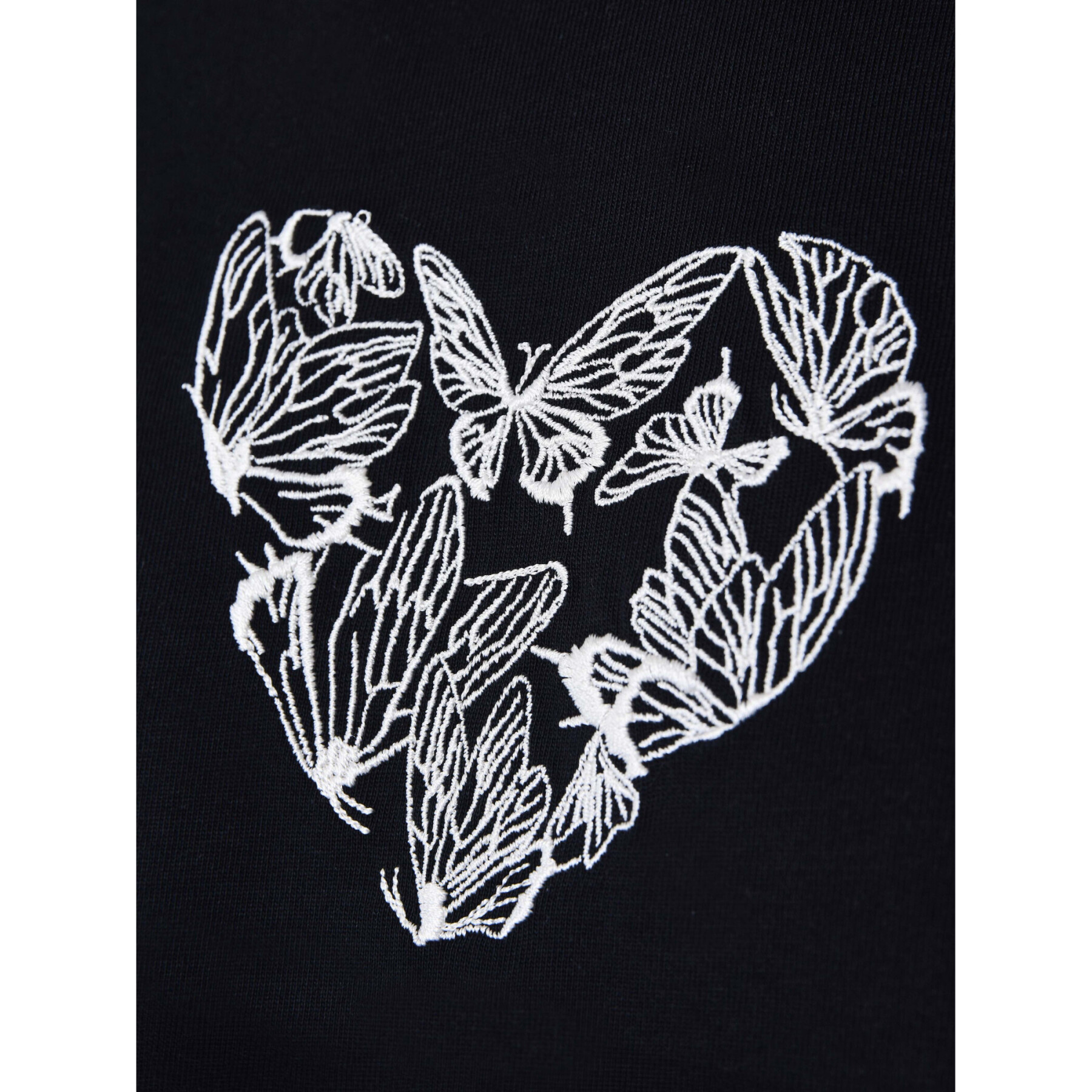 Embroidered T-shirt Project X Paris Heart Flutter