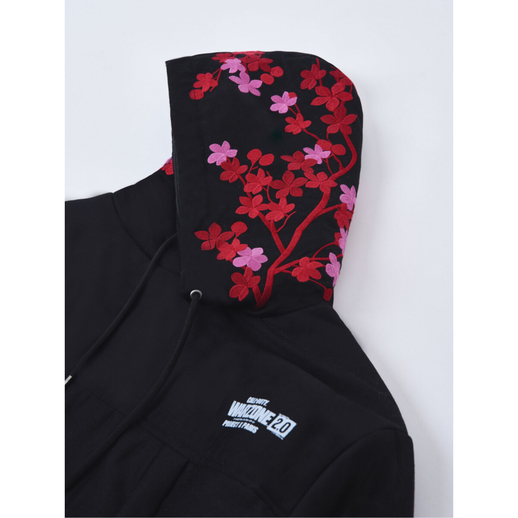 Hooded jacket with sakura embroidery Project X Paris Call Of Duty