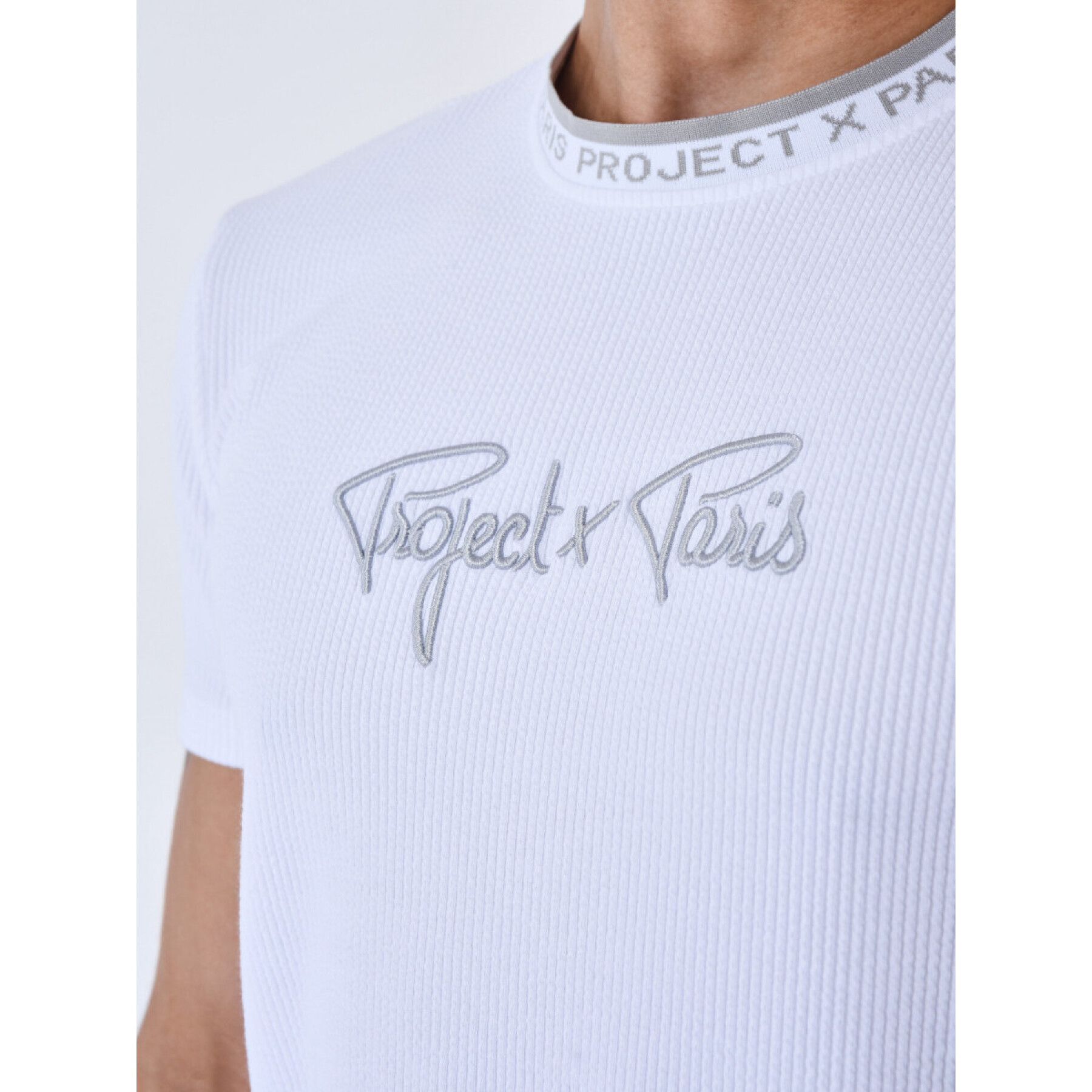 Textured embroidered T-shirt Project X Paris