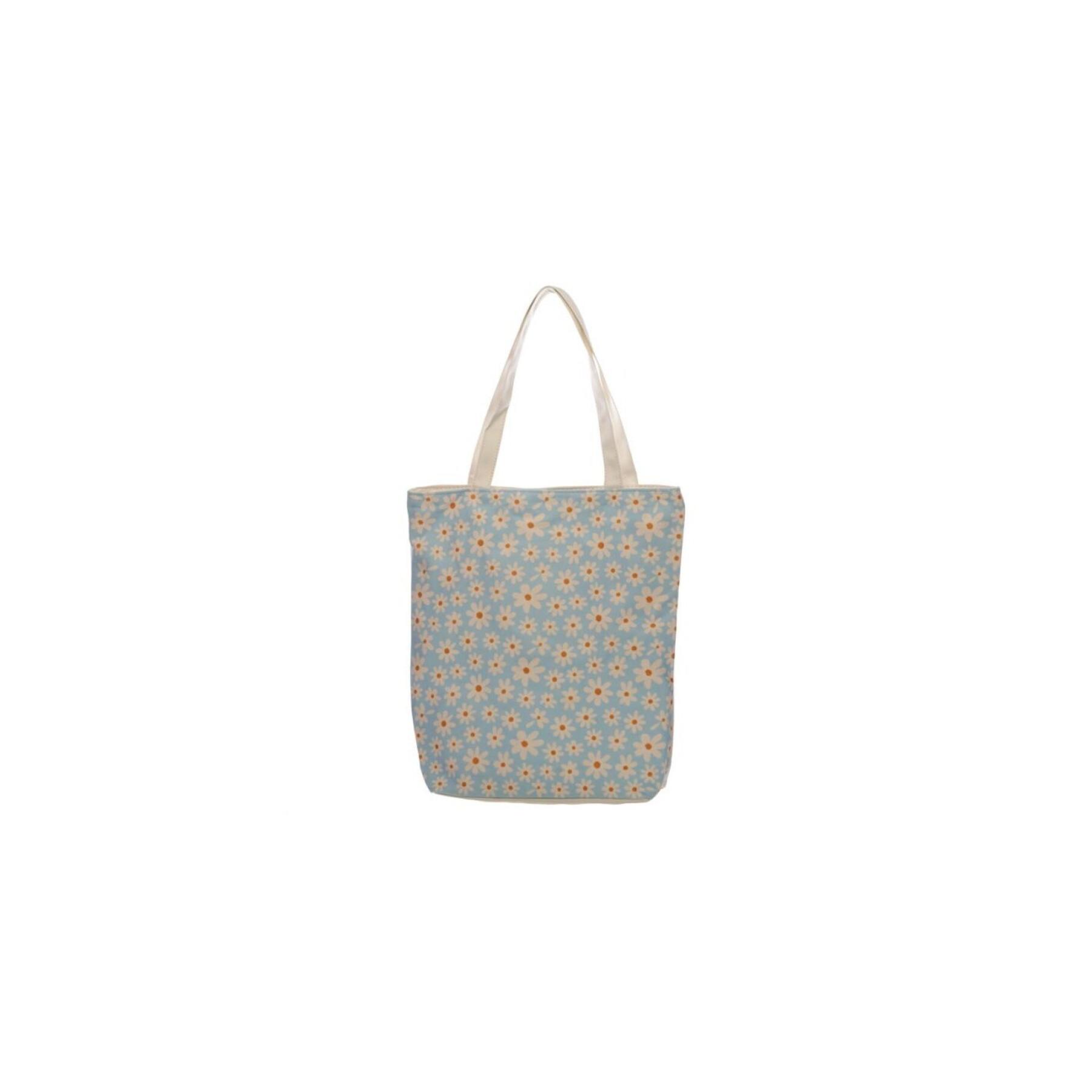 Tote bag with daisy flower cotton lining Puckator Pick of the Bunch Oopsie Daisy