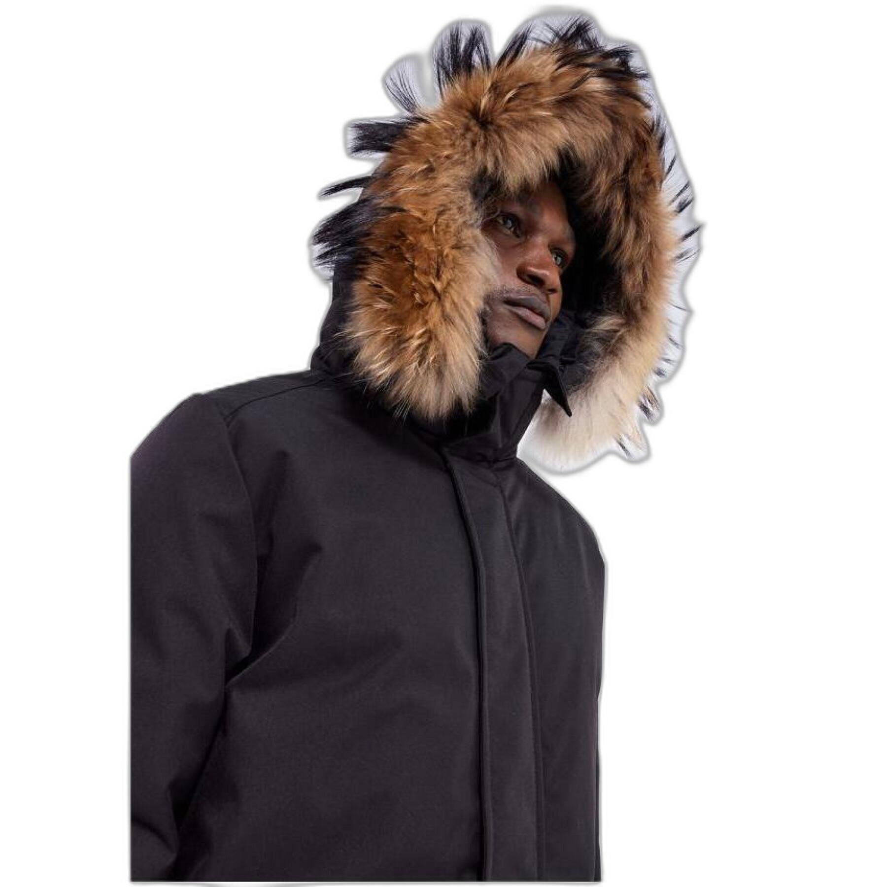 Parka with fur Pyrenex Annecy - Jackets - Clothing - Men