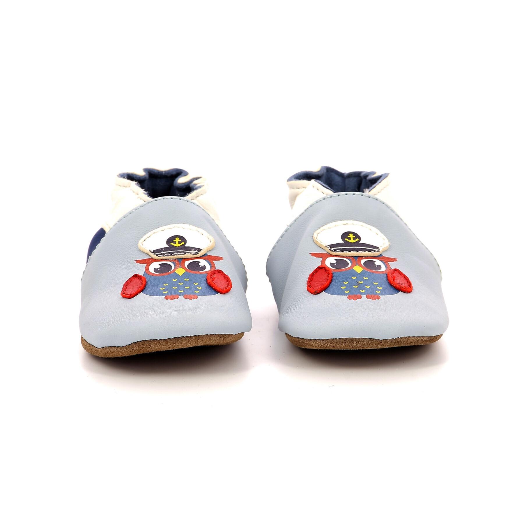 Baby boy slippers Robeez Bird Sailor