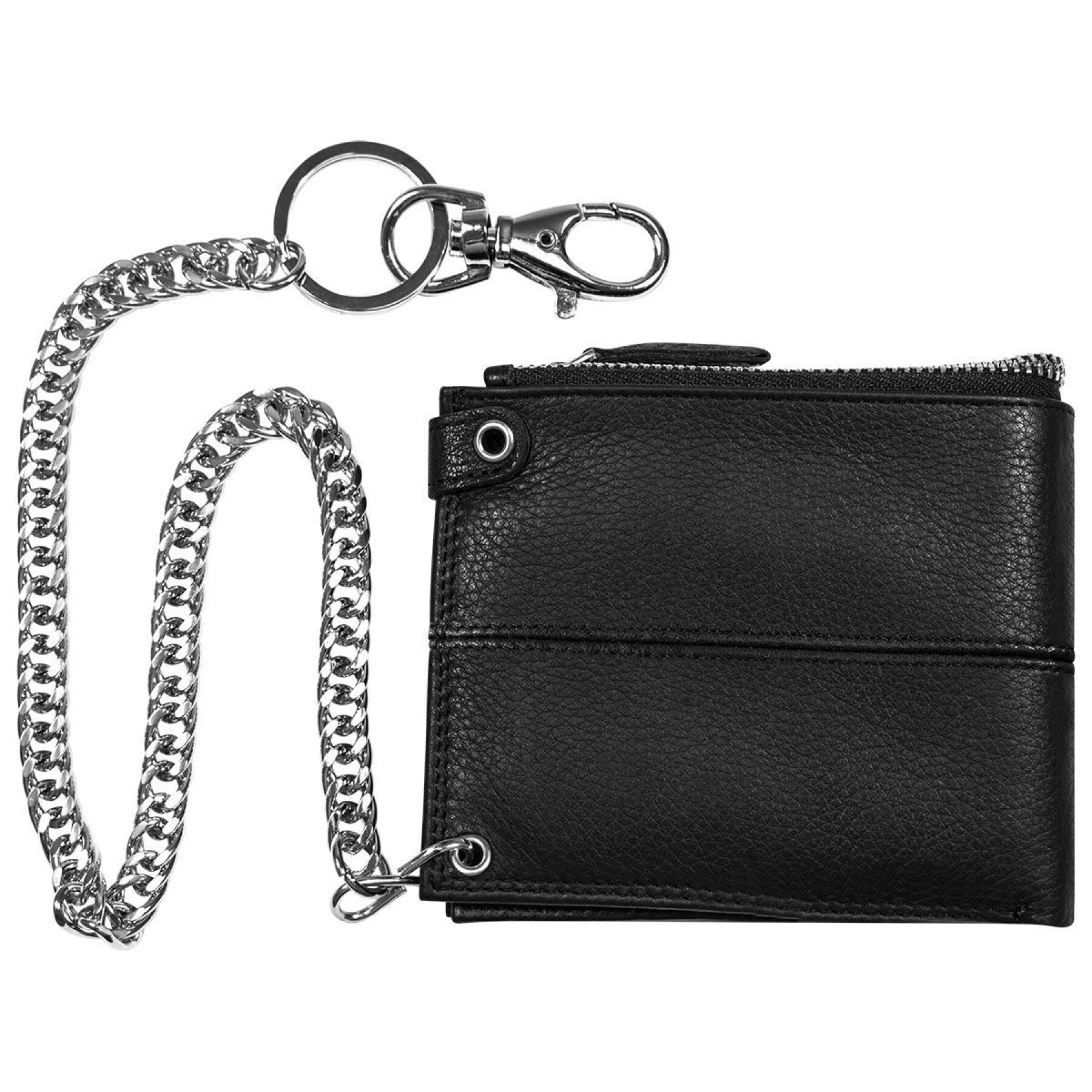 Zipped leather chain wallet Rock à Gogo