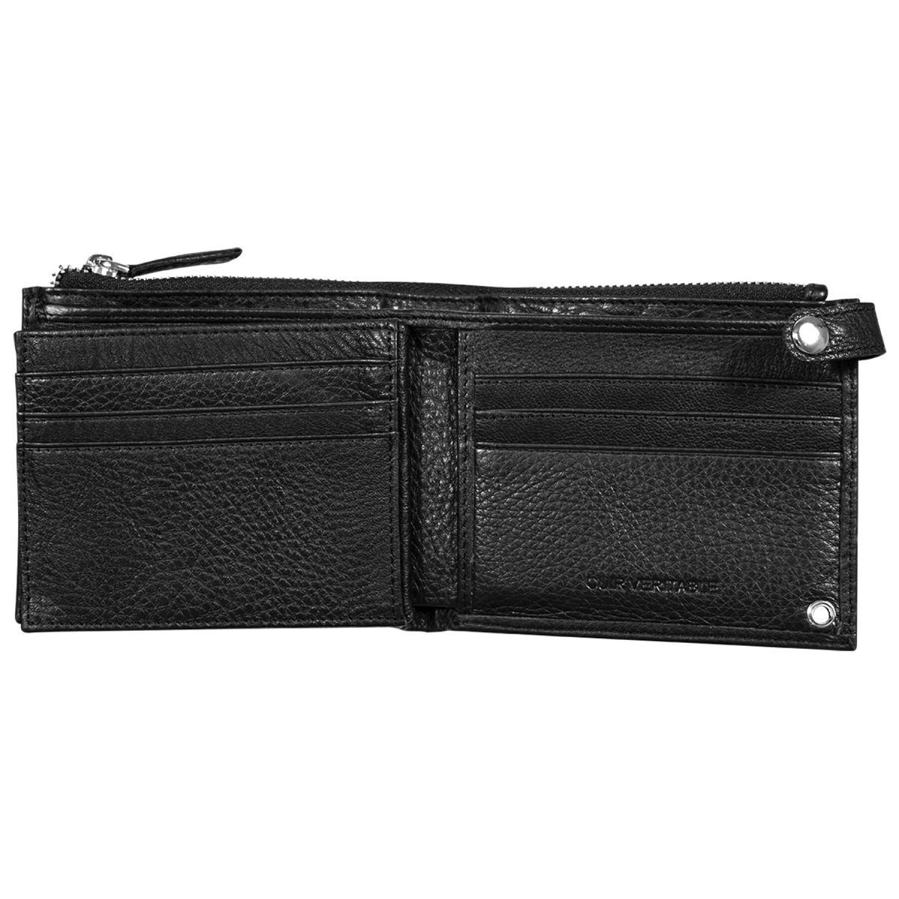 Zipped leather chain wallet Rock à Gogo