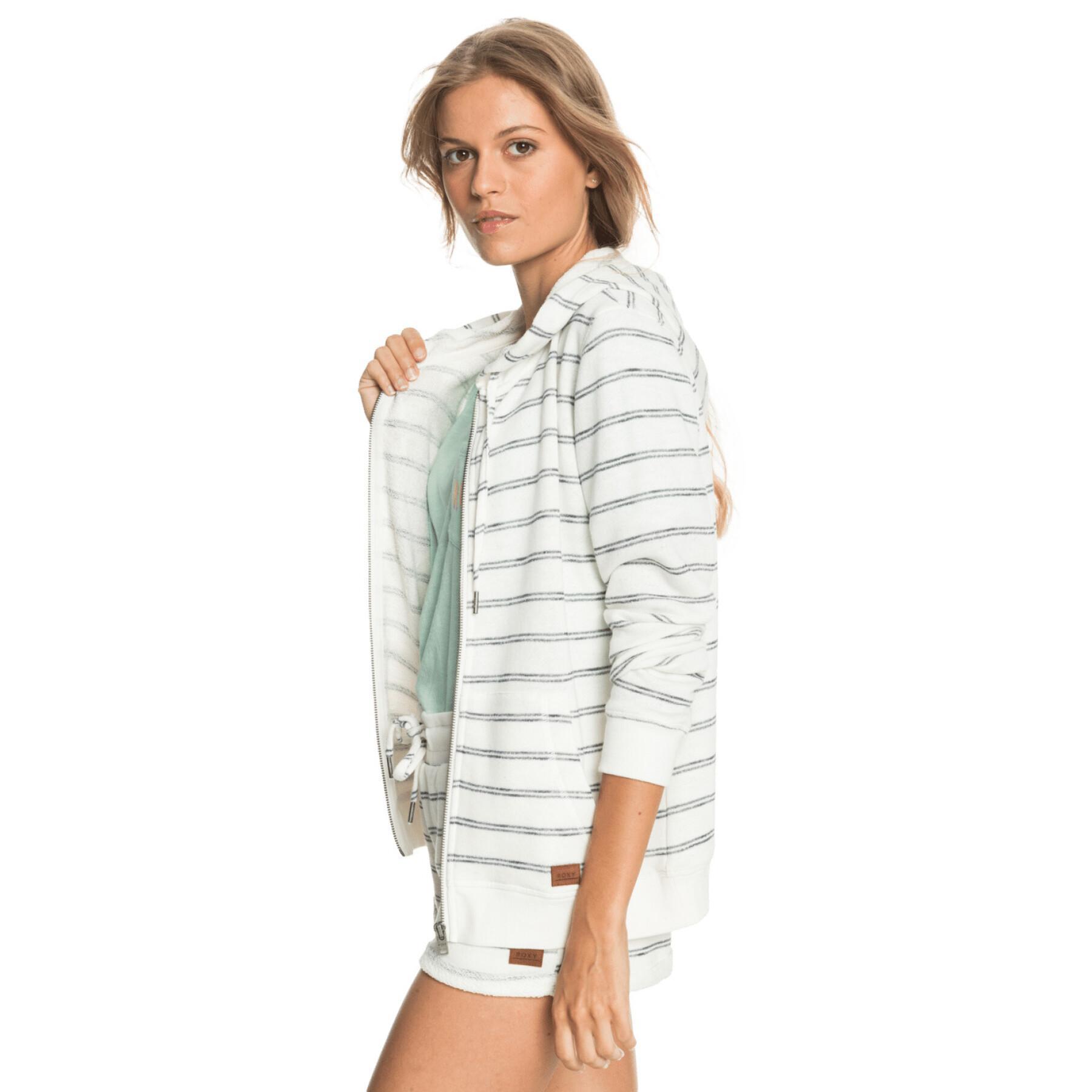 Women's striped hoodie Roxy Perfect Wave