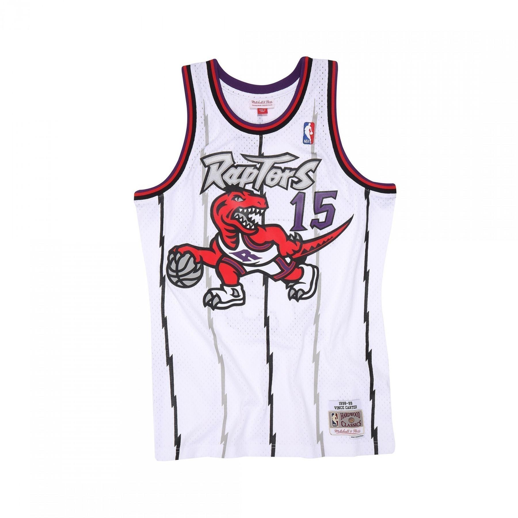 Vince Carter Toronto Raptors Mitchell & Ness Women's 1998 Hardwood Classics  Name & Number Player Jersey Dress - White