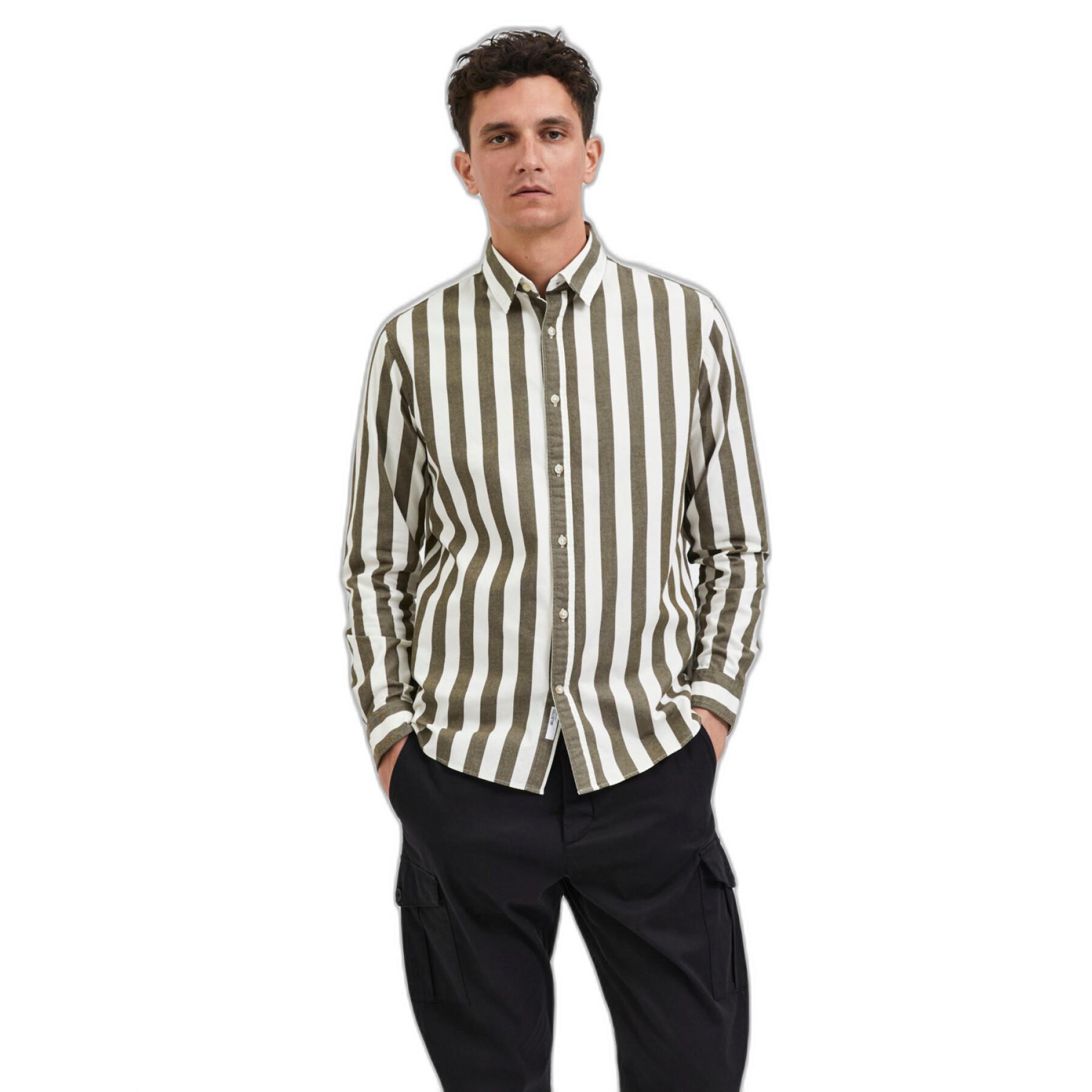 Shirt Selected Slhregpecko Stripes W