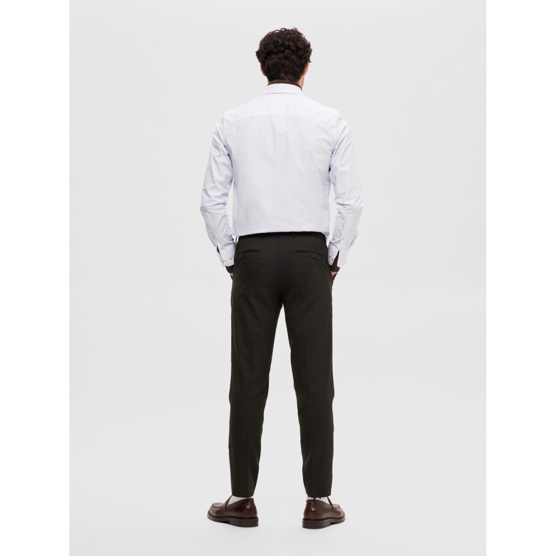 Long sleeve shirt Selected Slimdetail Classic