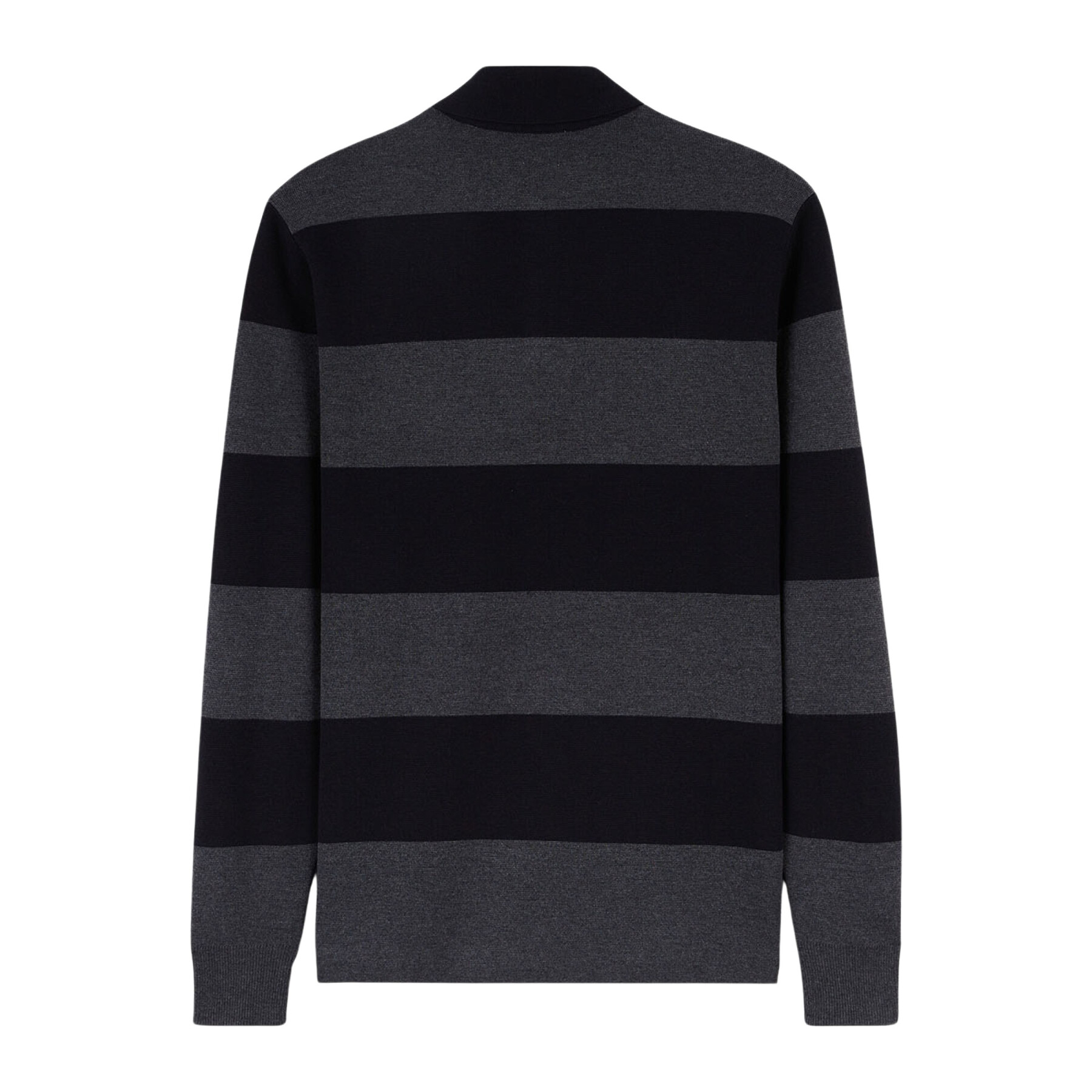 Striped polo-neck sweater Serge Blanco