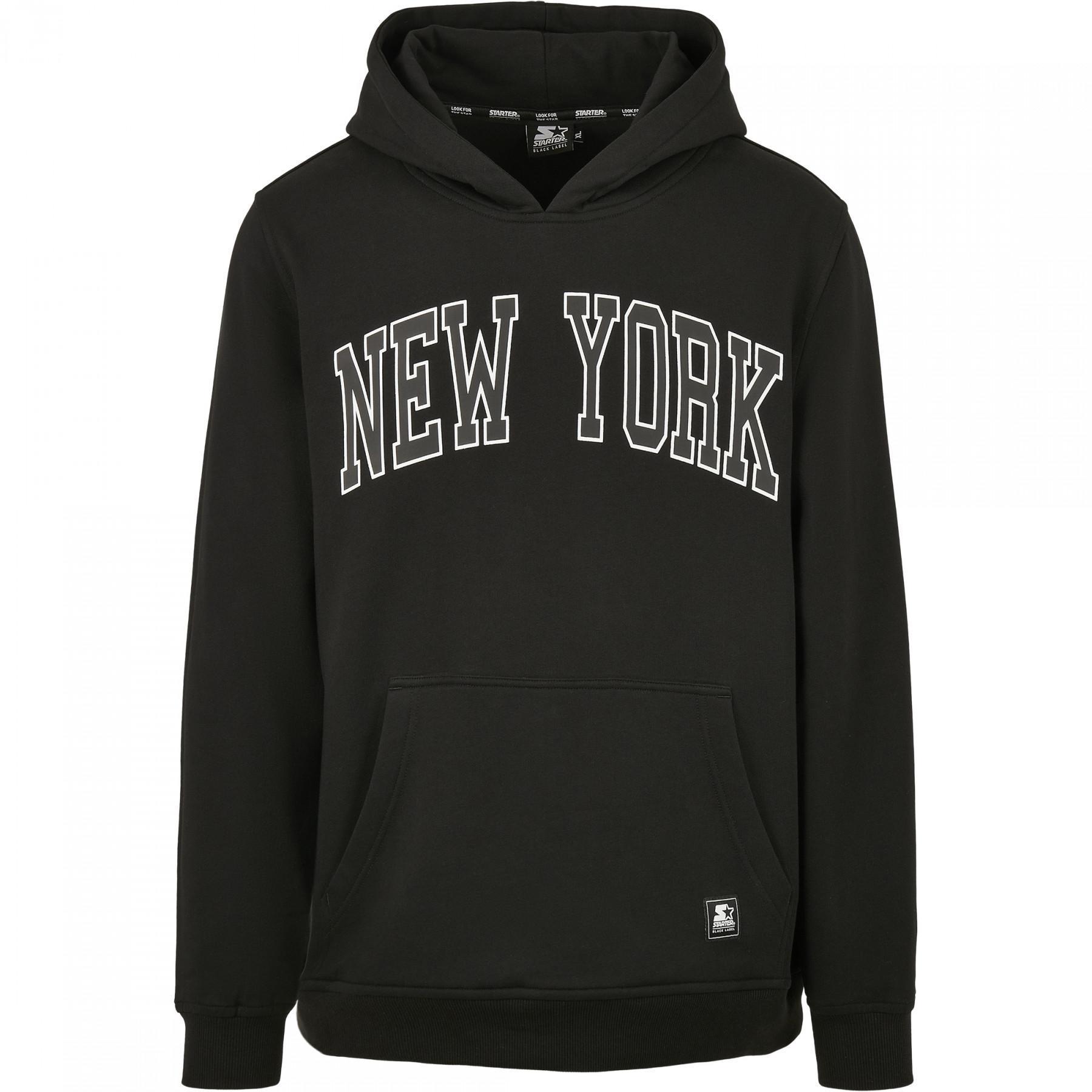 Hooded sweatshirt Urban Classics starter new york
