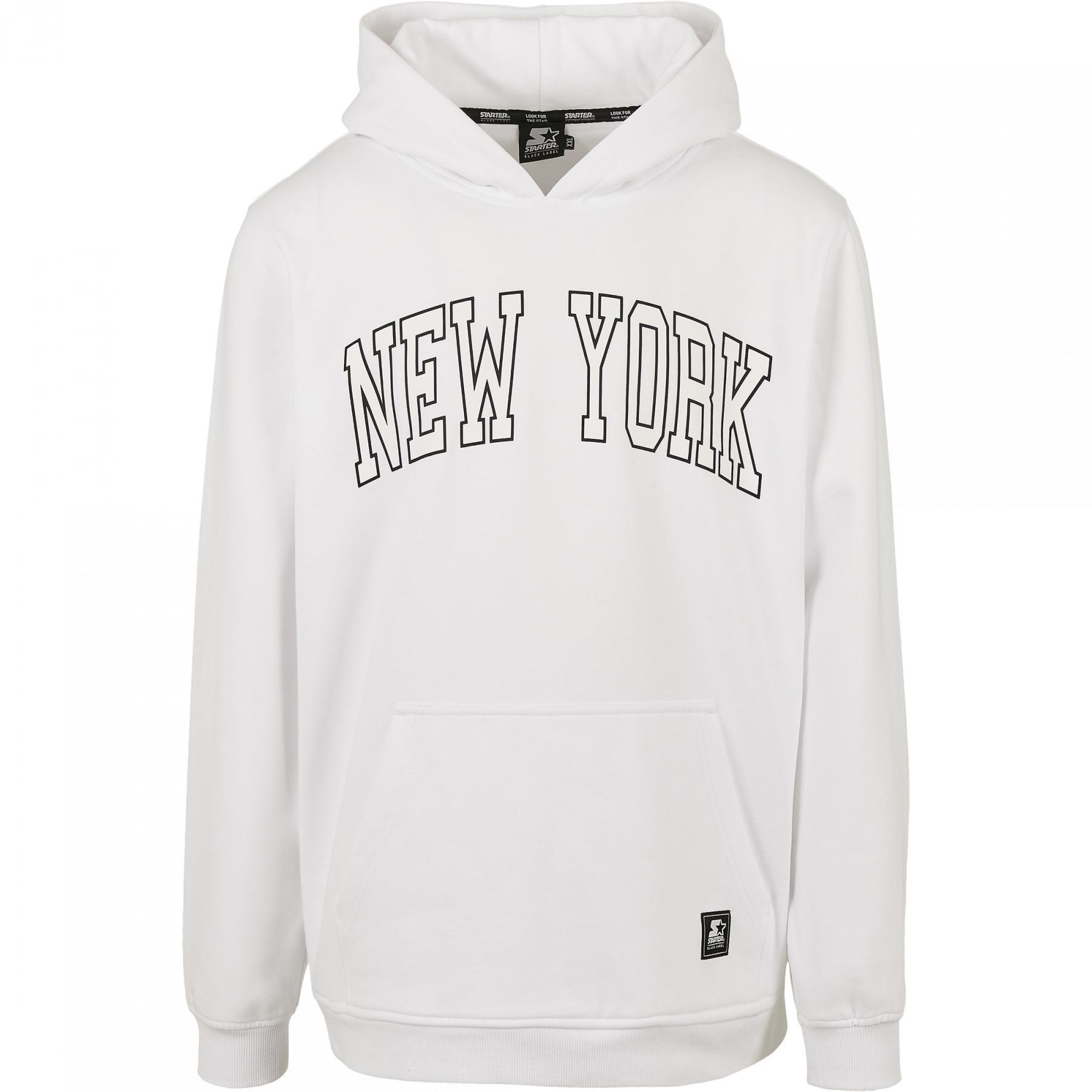 Hooded sweatshirt Urban Classics starter new york