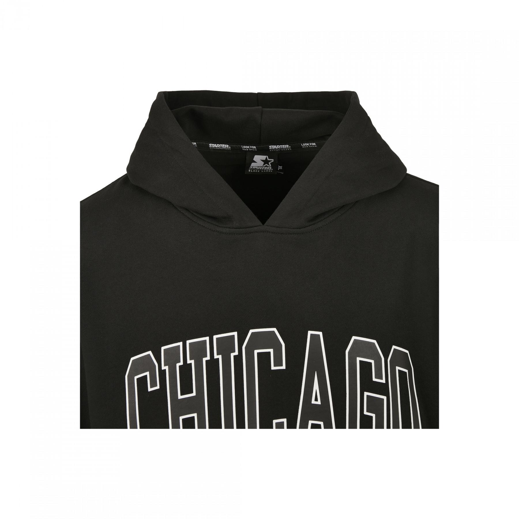 Hooded sweatshirt Urban Classics starter chicago