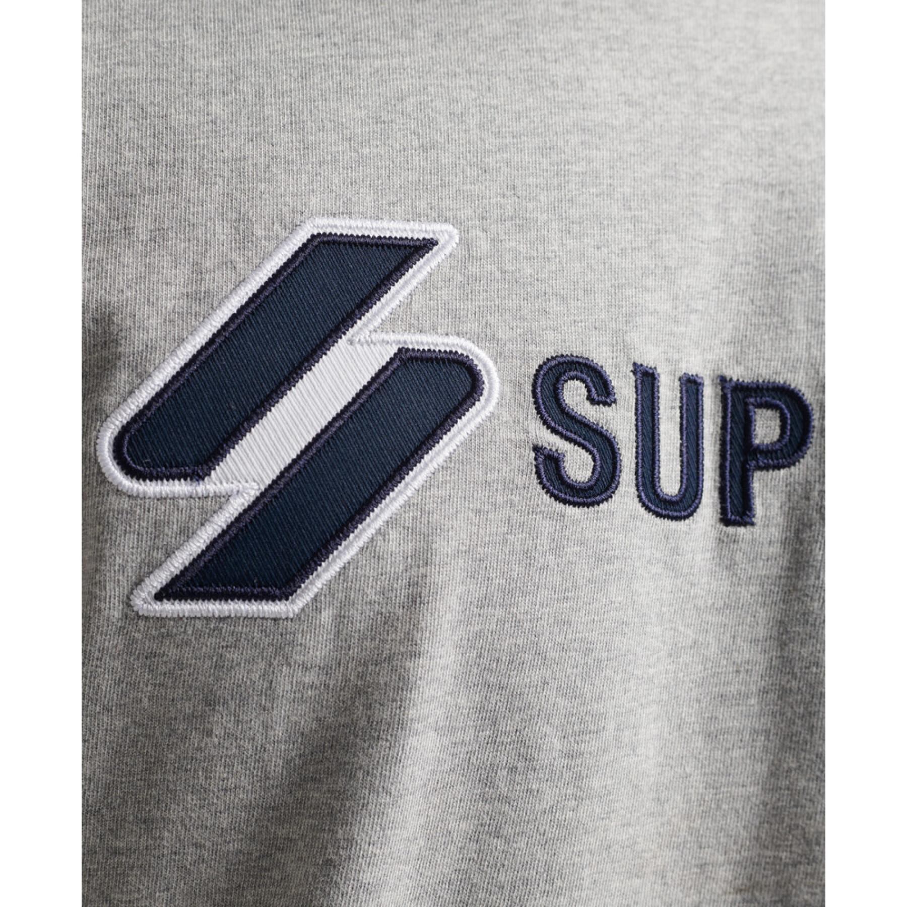 T-shirt with applied logo Superdry