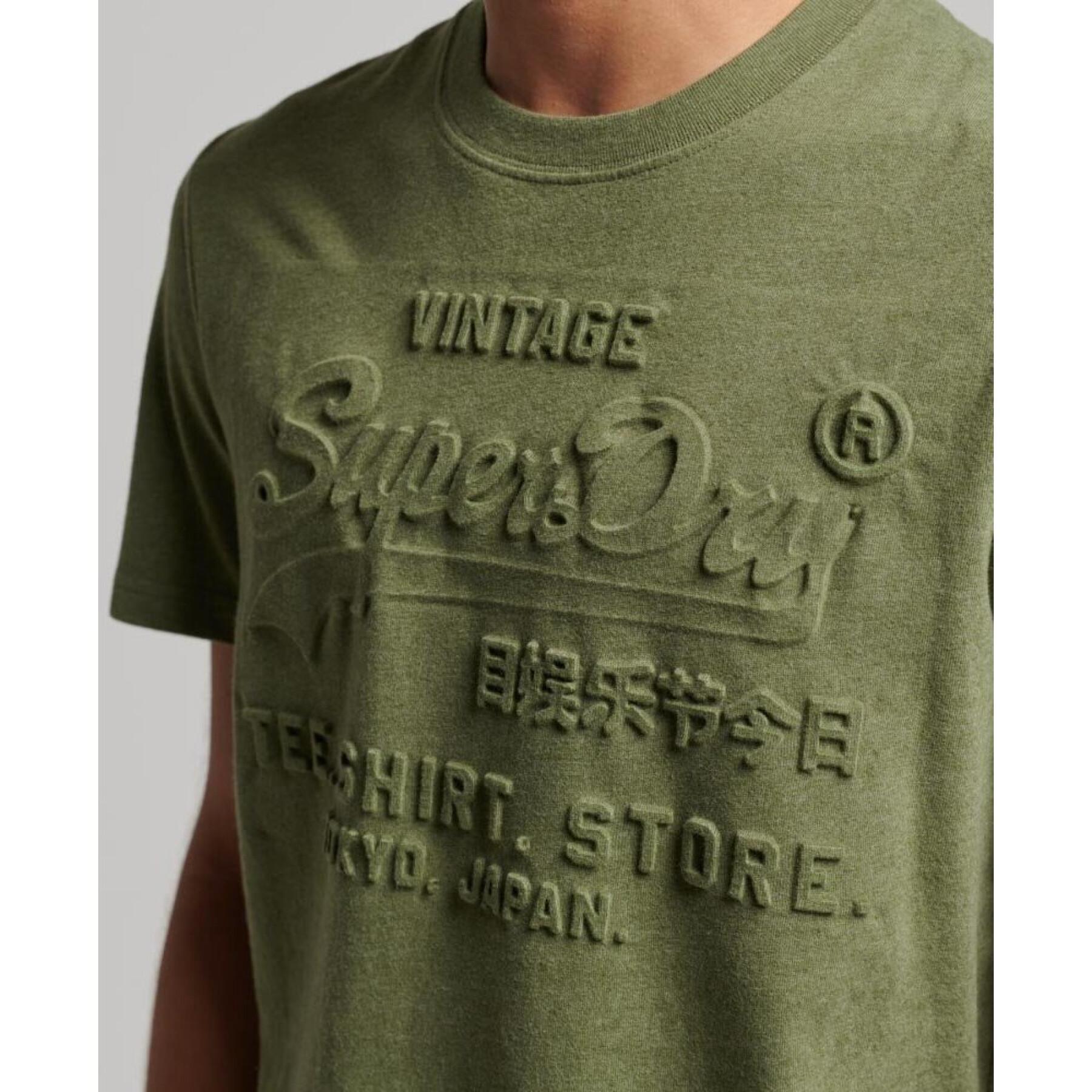 Embossed T-shirt Superdry Vintage Logo