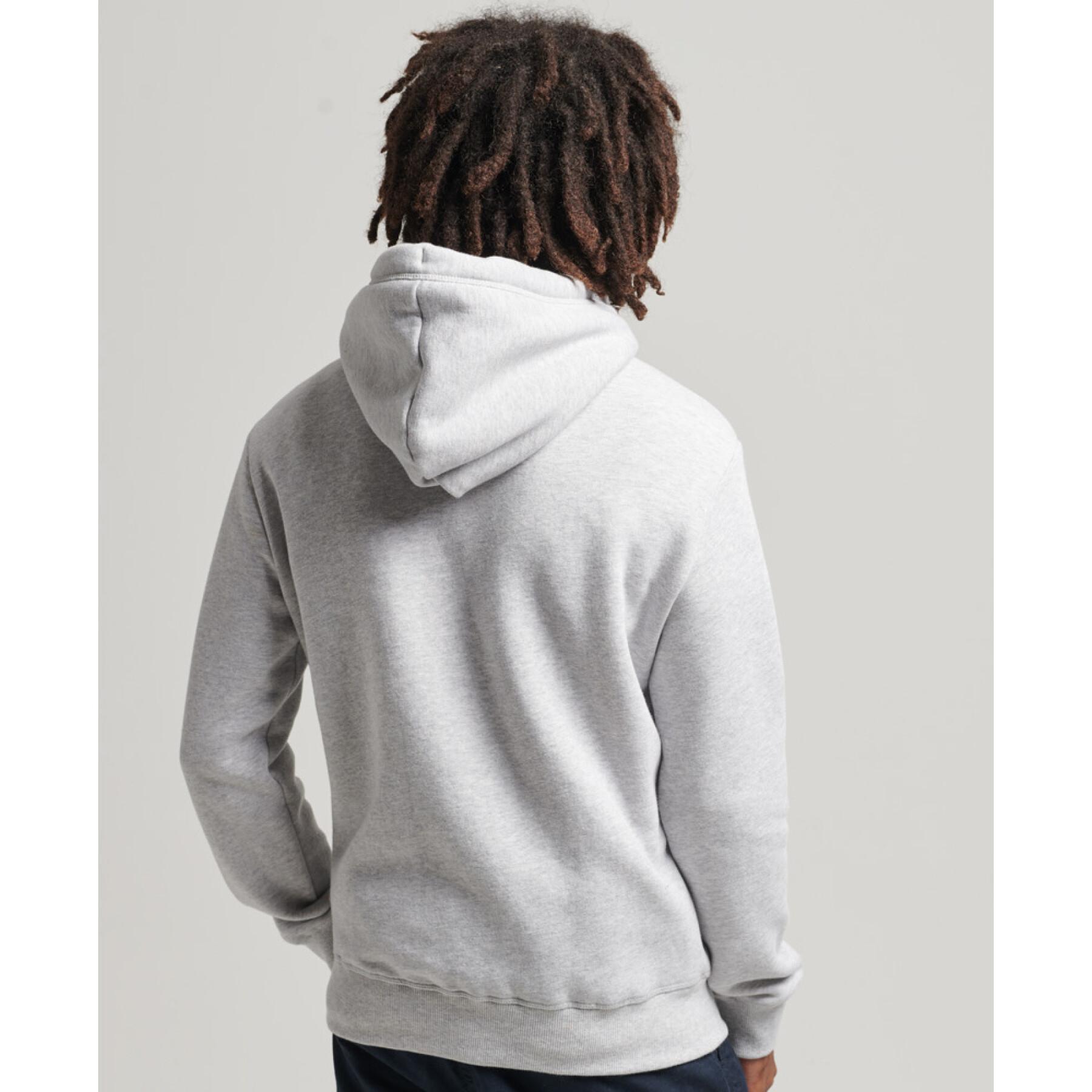 Organic cotton hoodie Superdry Essential Logo