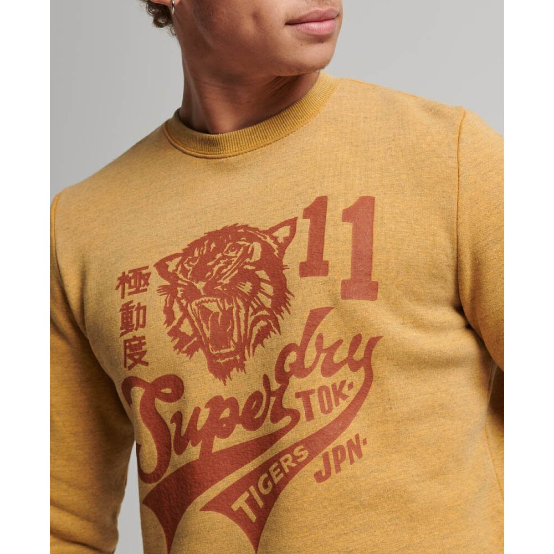 Crew neck sweatshirt Superdry College Scripted