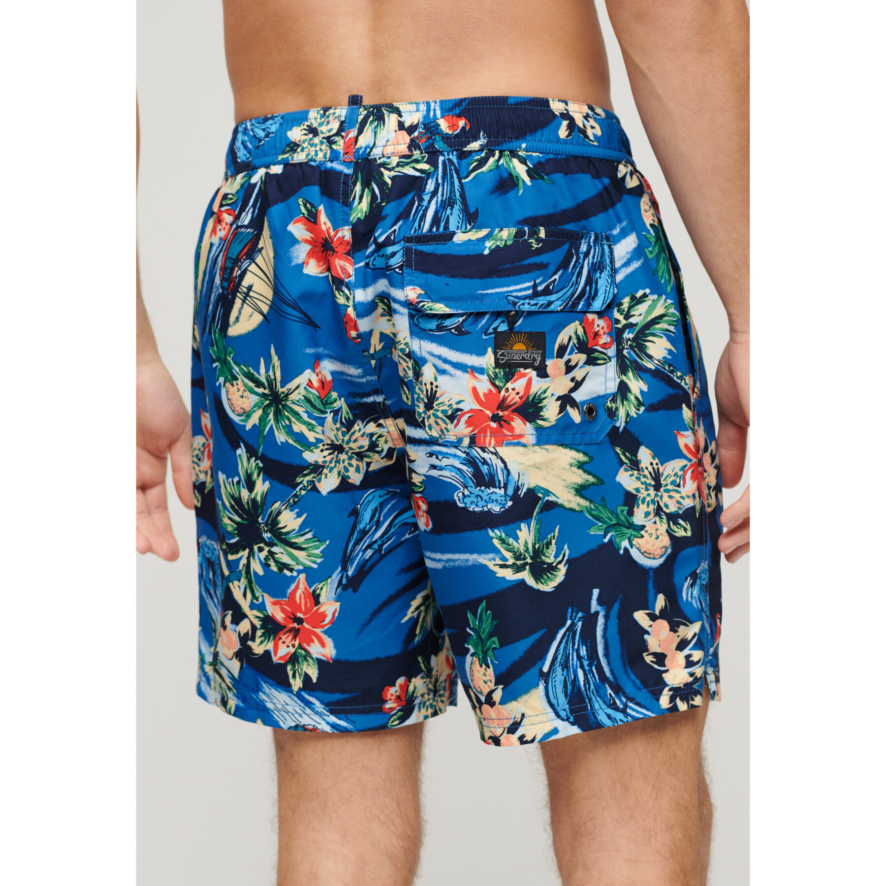 Hawaiian print swim shorts Superdry