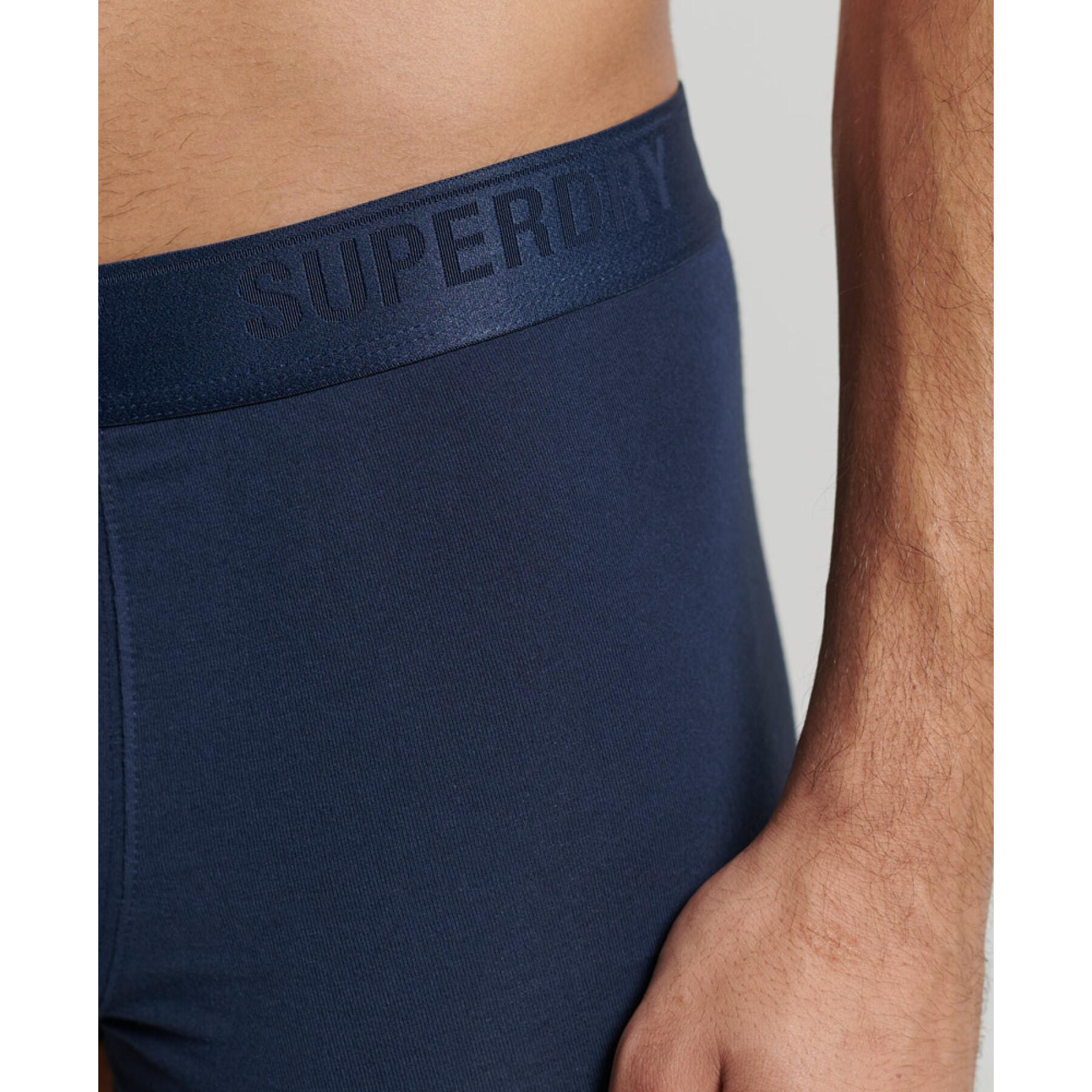 Organic cotton boxer shorts Superdry (x3)