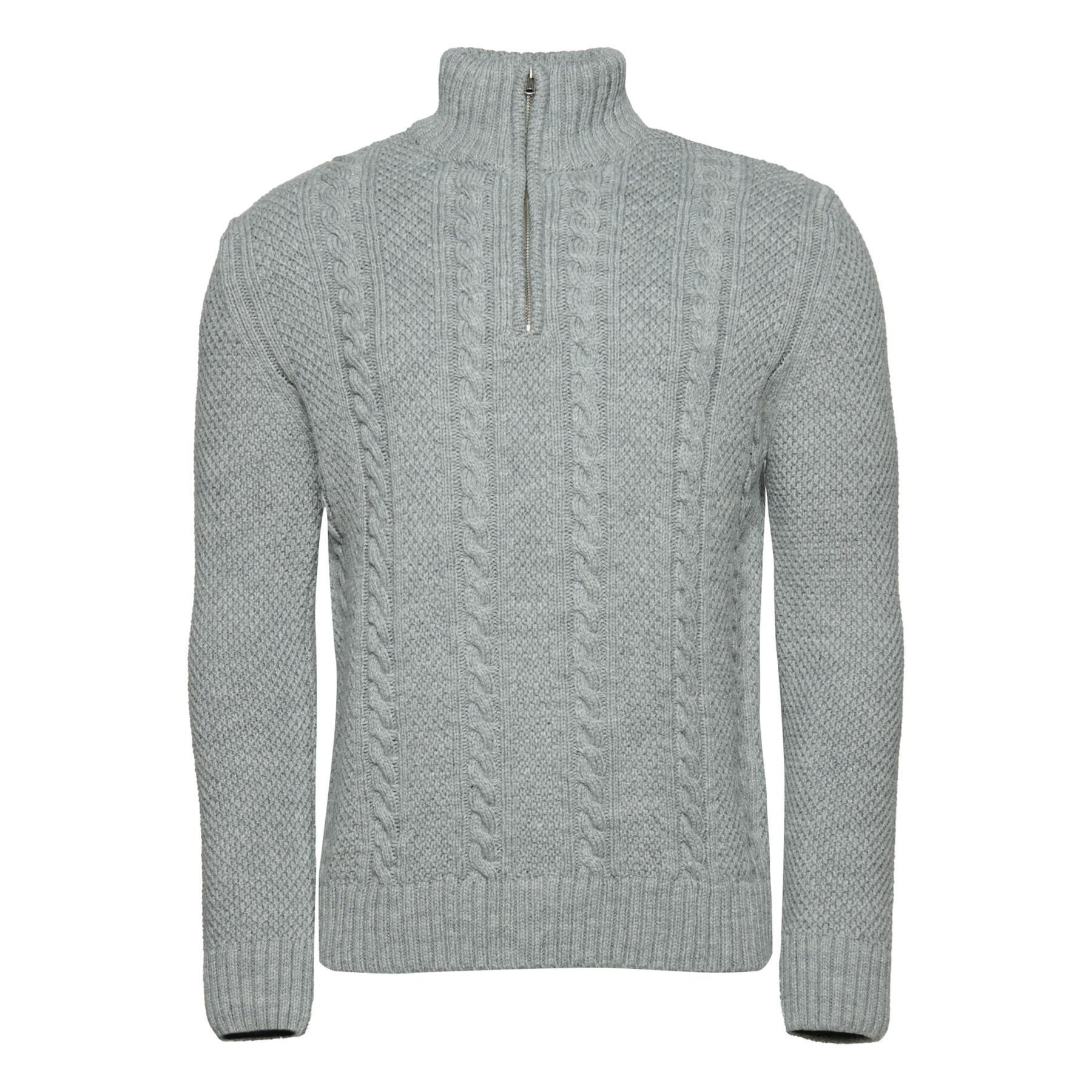 Wool blend sweater Superdry Henley