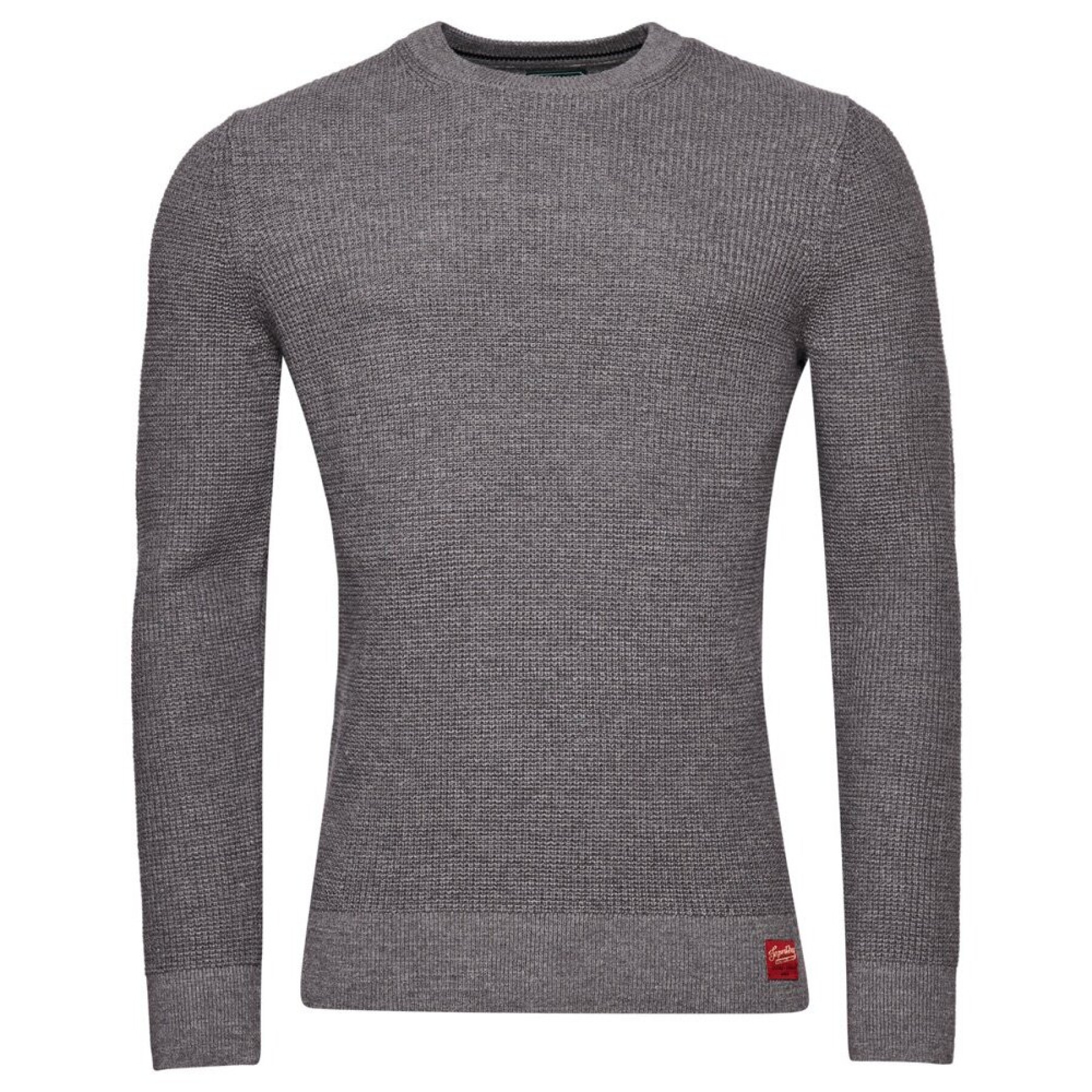 Textured knit crew-neck sweater Superdry