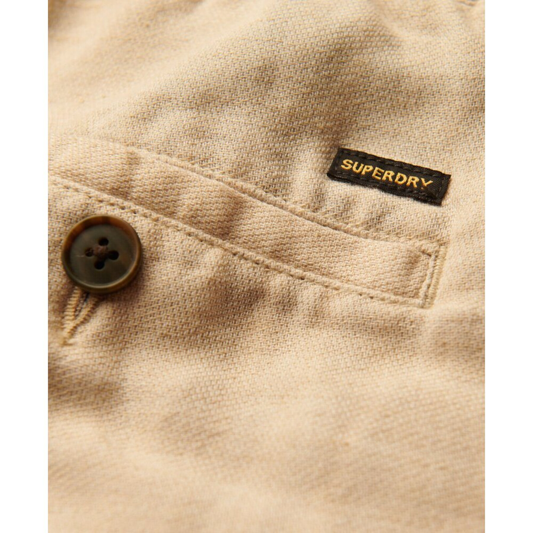 Linen shorts with drawstring Superdry