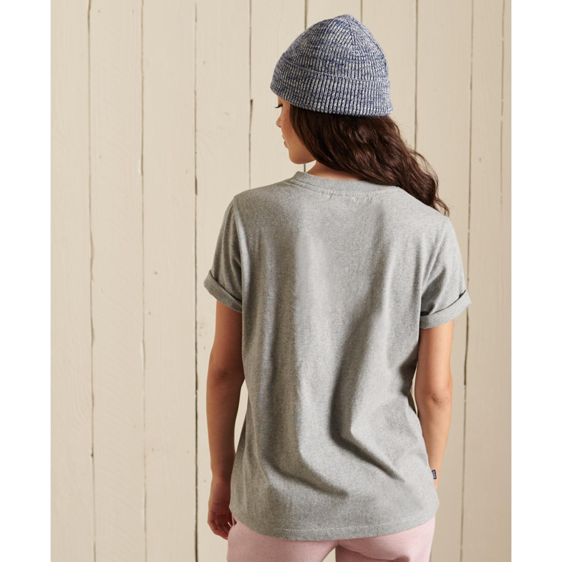 Organic cotton T-shirt for women Superdry Vintage Logo