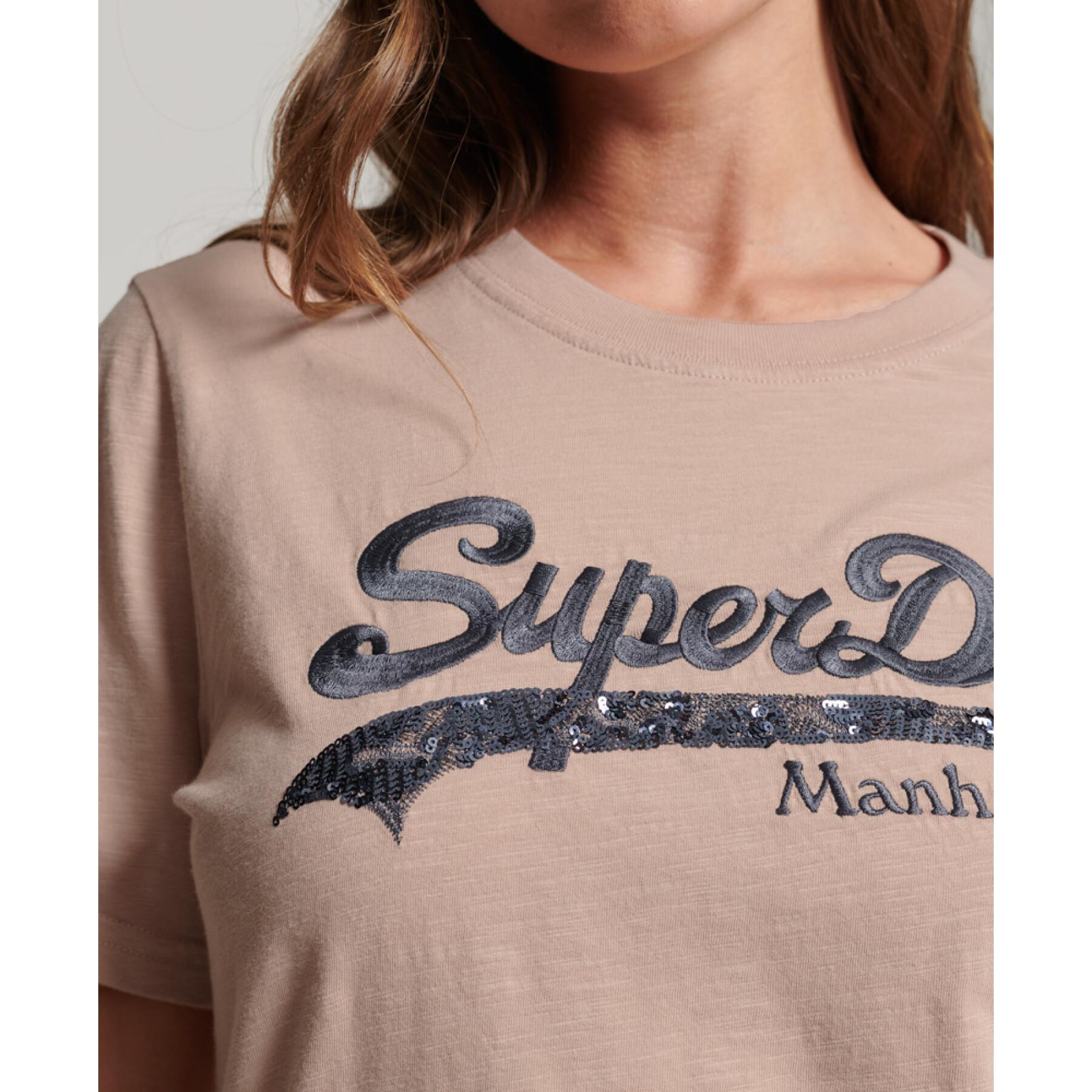 Women's fancy T-shirt Superdry Graphic Logo