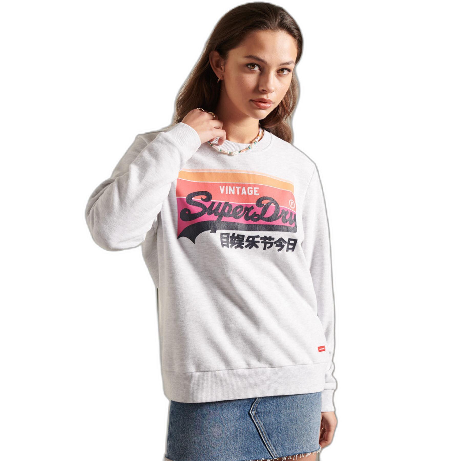 Sweatshirt woman Superdry Logo Vintage