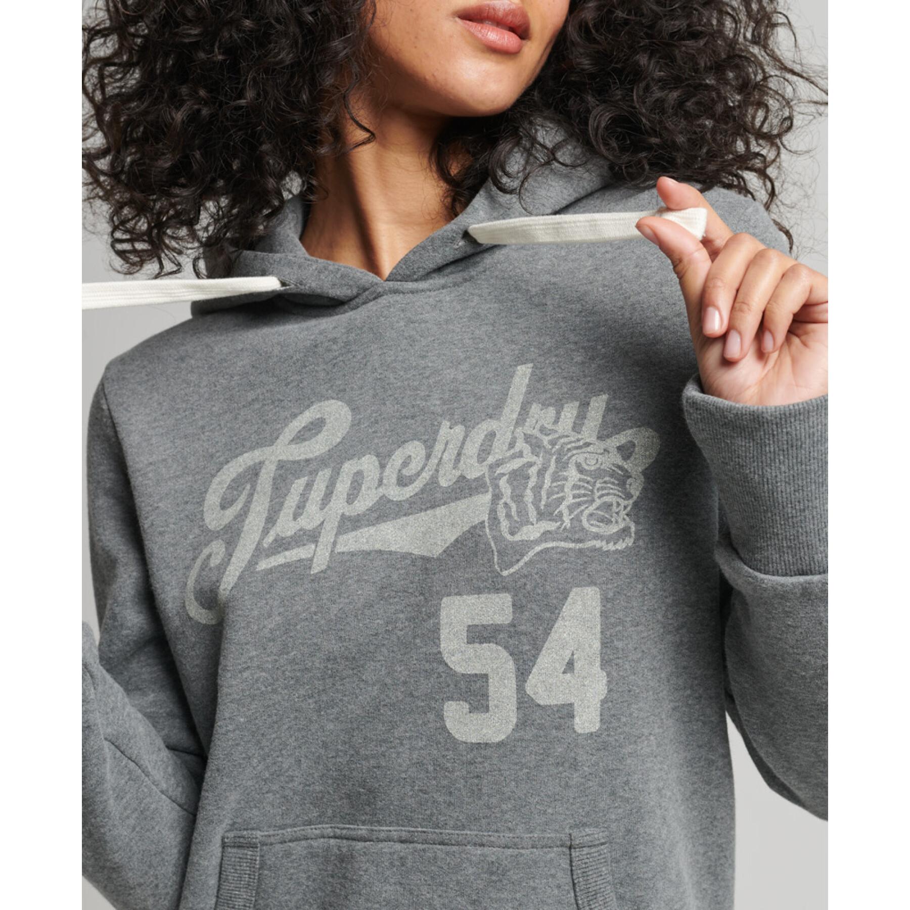 Women's hooded sweatshirt Superdry Script Vintage Style
