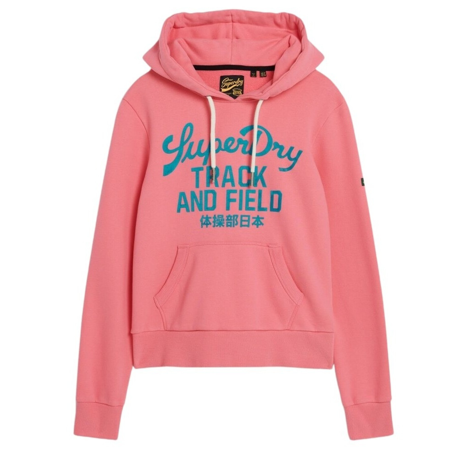 Women's flocked hooded sweatshirt Superdry Varsity